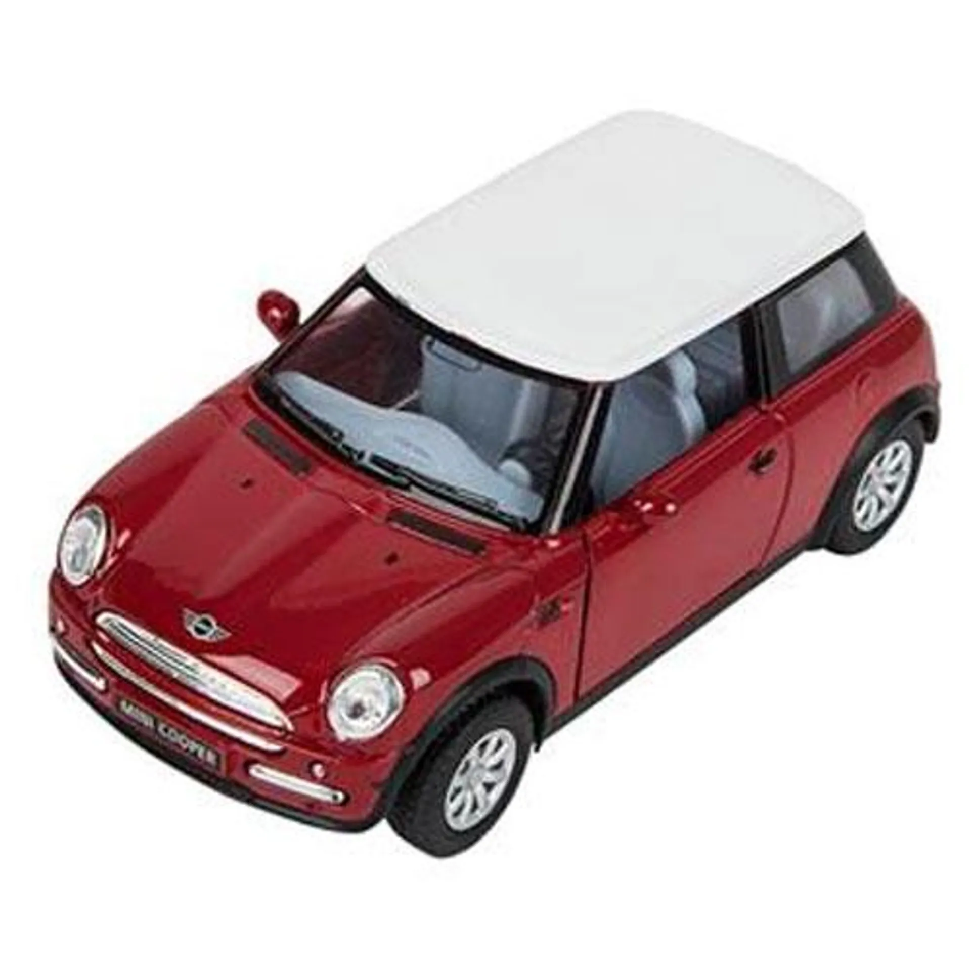 Rhode Island Novelty - Pull Back Die-Cast Metal Vehicle - MINI COOPER (Red)(5 inch)