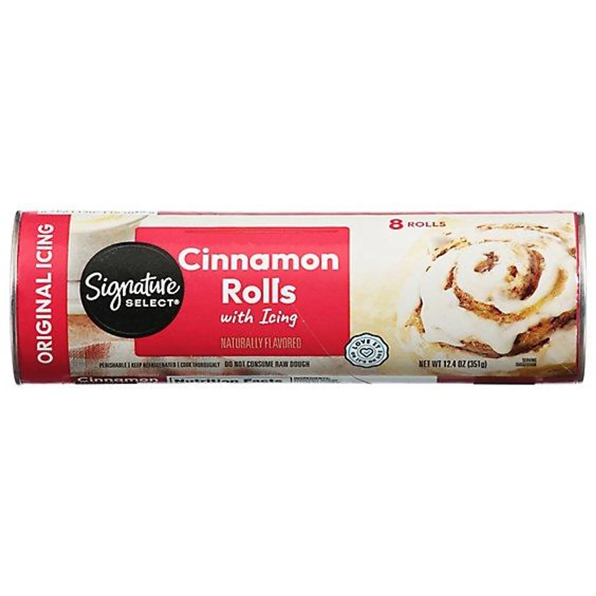 Signature SELECT Cinnamon Rolls with Icing 8 Count - 12.4 Oz