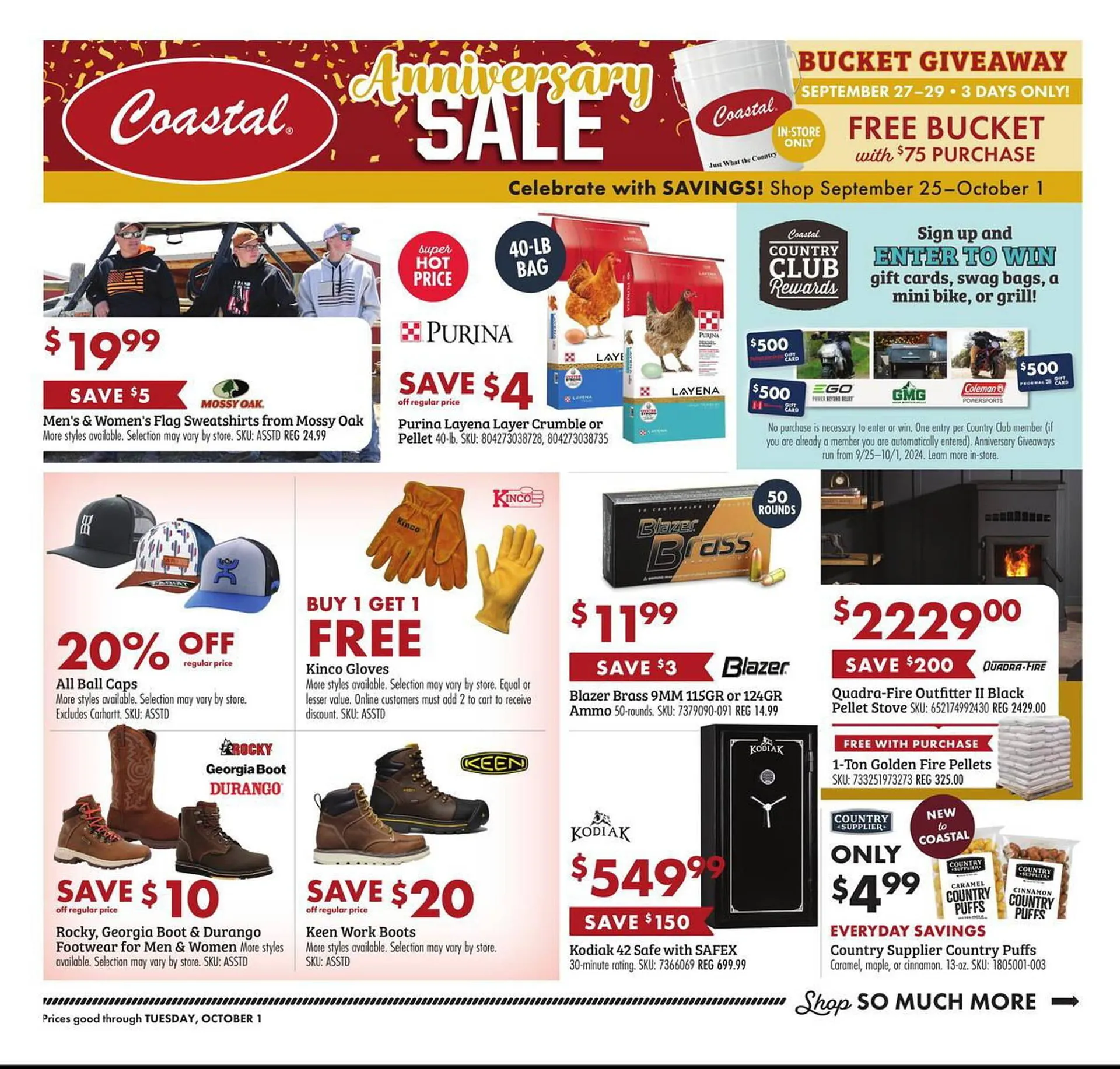 Coastal Farm & Ranch Weekly Ad - 1