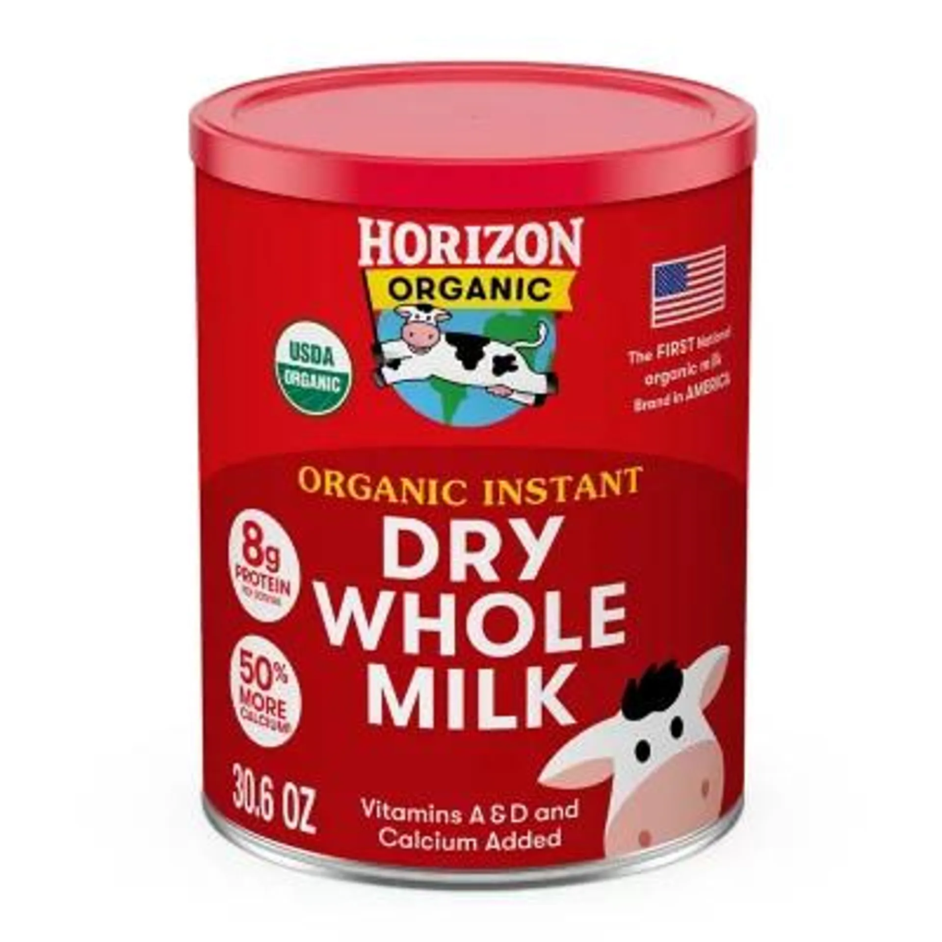 Horizon Organic Instant Dry Whole Milk, 30.6 oz.