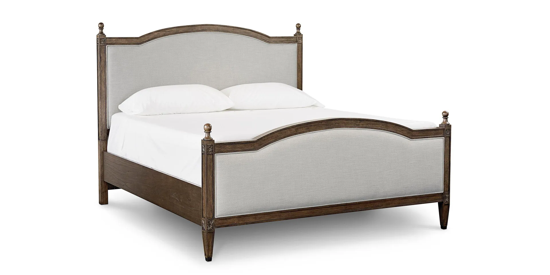 Charlotte Upholstered Bed with Footboard