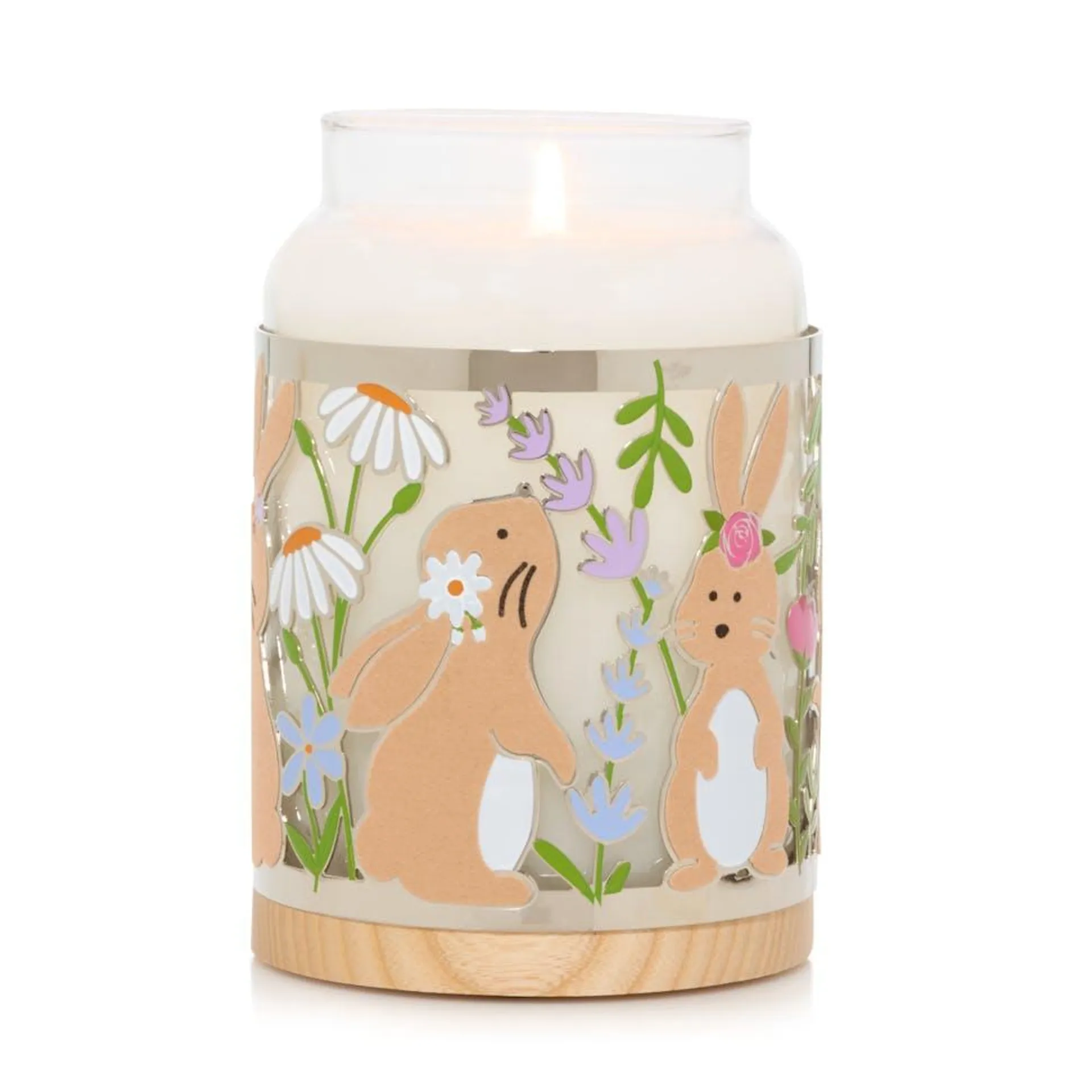 Bunny Garden Metal Holder