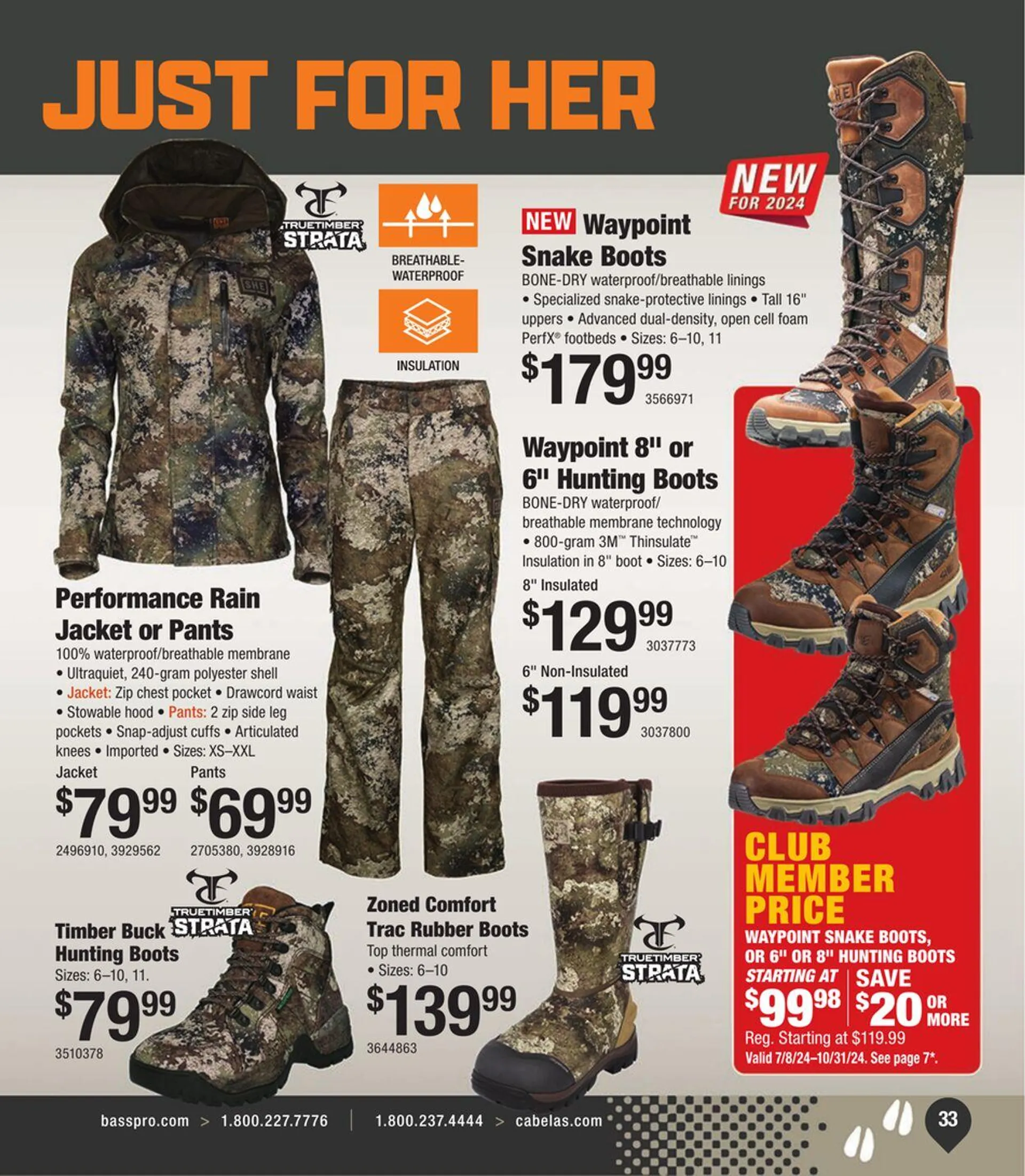 Weekly ad Bass Pro Current weekly ad from July 31 to August 14 2024 - Page 33