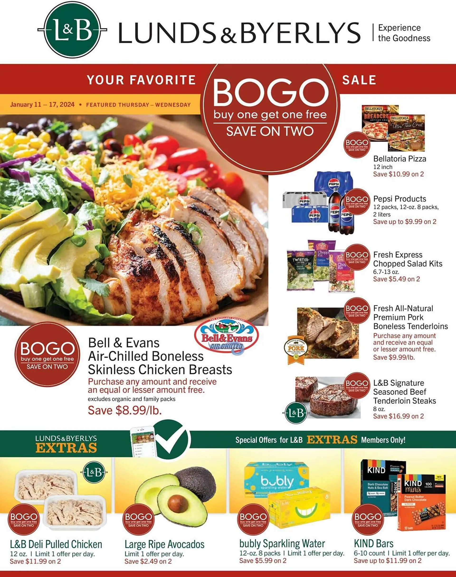 Weekly ad Lunds & Byerlys Weekly Ad from January 11 to January 17 2024 - Page 