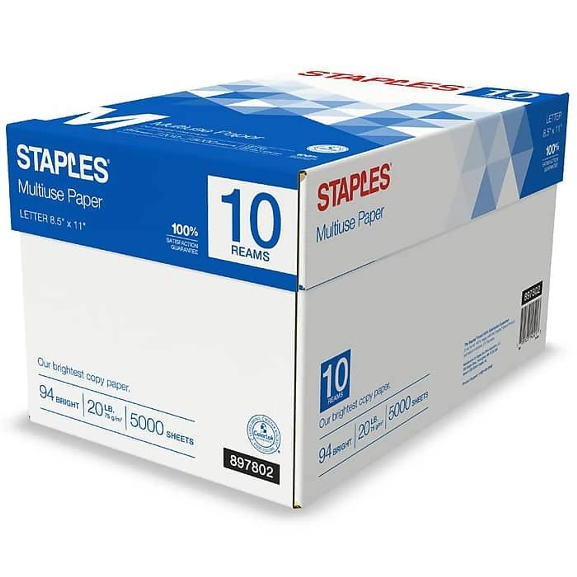 Staples Multiuse Copy Paper,