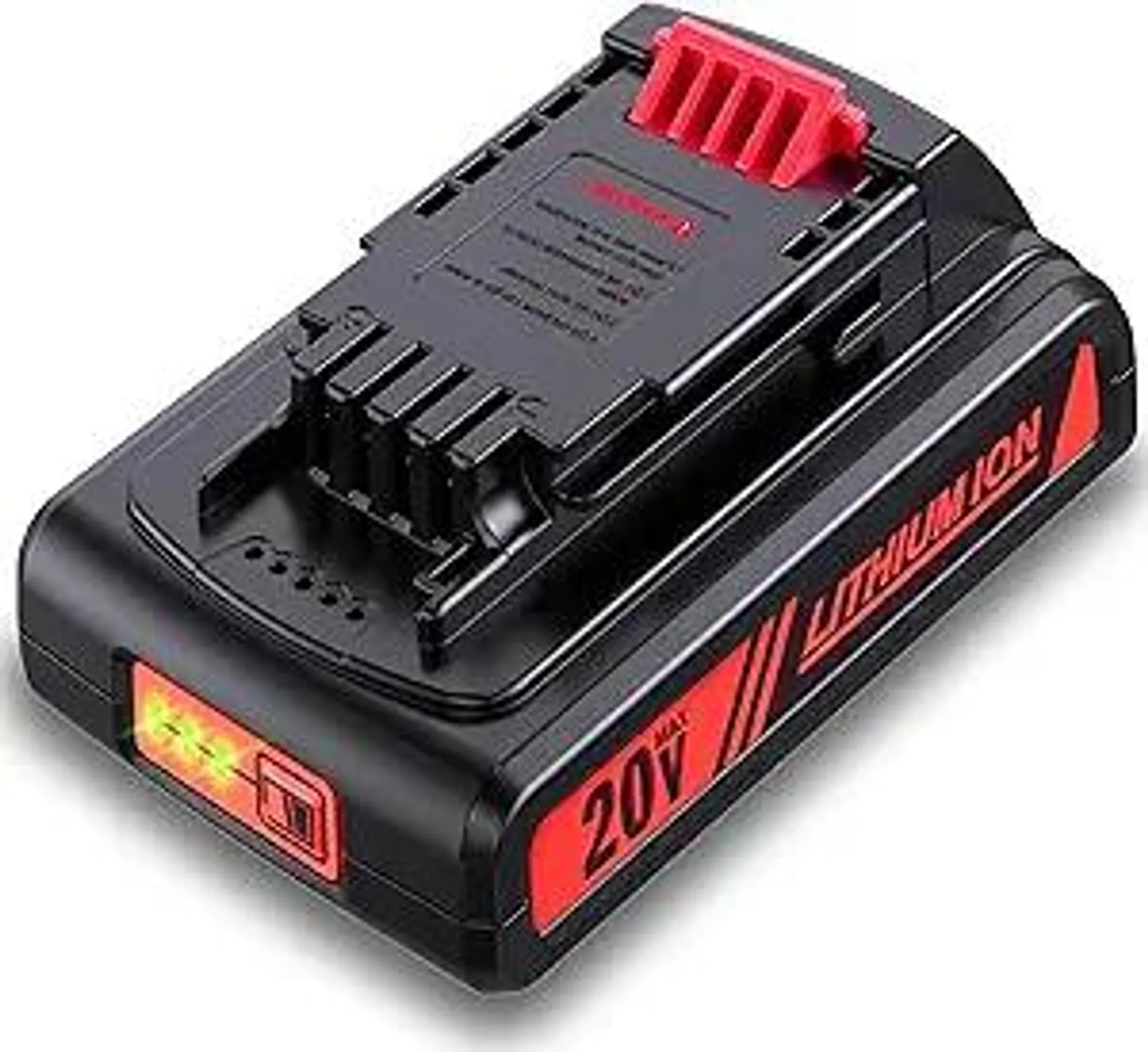 Replace for Black and Decker 20V MAX Battery (LBXR20), 4.0Ah Lithium Ion Battery, Compatible with Black Decker & Stanley & Porter Tools, Outdoor Equipment and 20V Vacuums