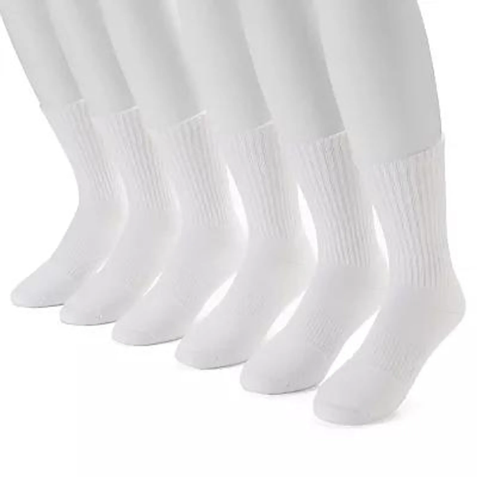 Men's Under Armour 6-pack Training Cotton Performance Crew Socks