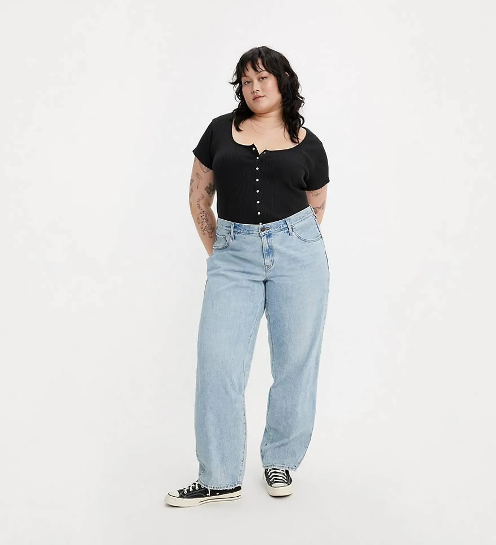 Baggy Dad Women's Jeans (plus Size)