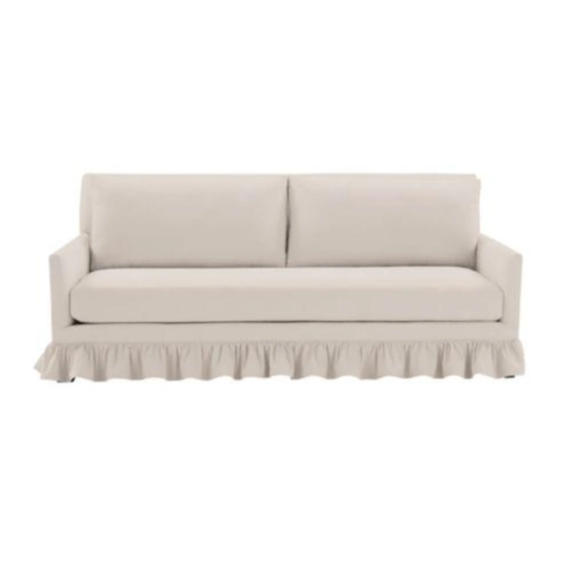 Suzanne Kasler Mathes Sofa with Ruffled Skirt