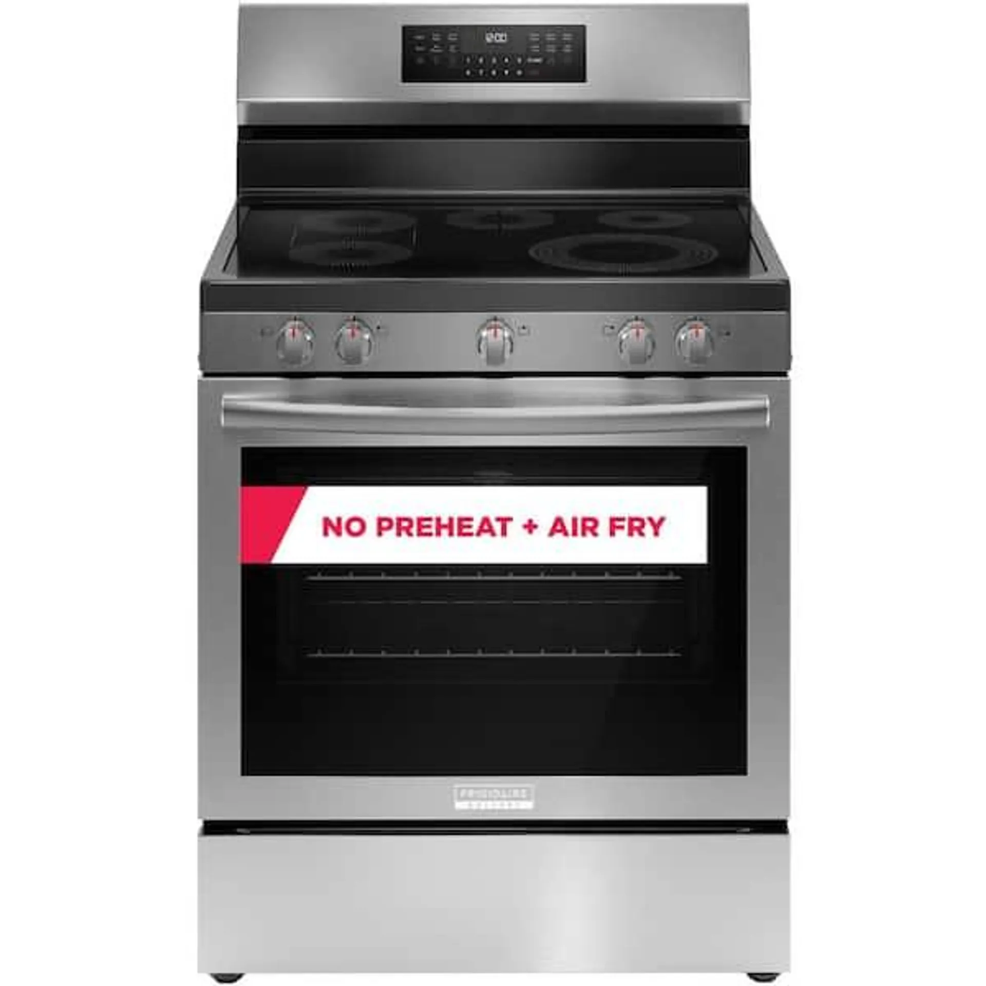 Gallery 30 in 5 Element Freestanding Range in Stainless Steel with True Convection and Air Fry