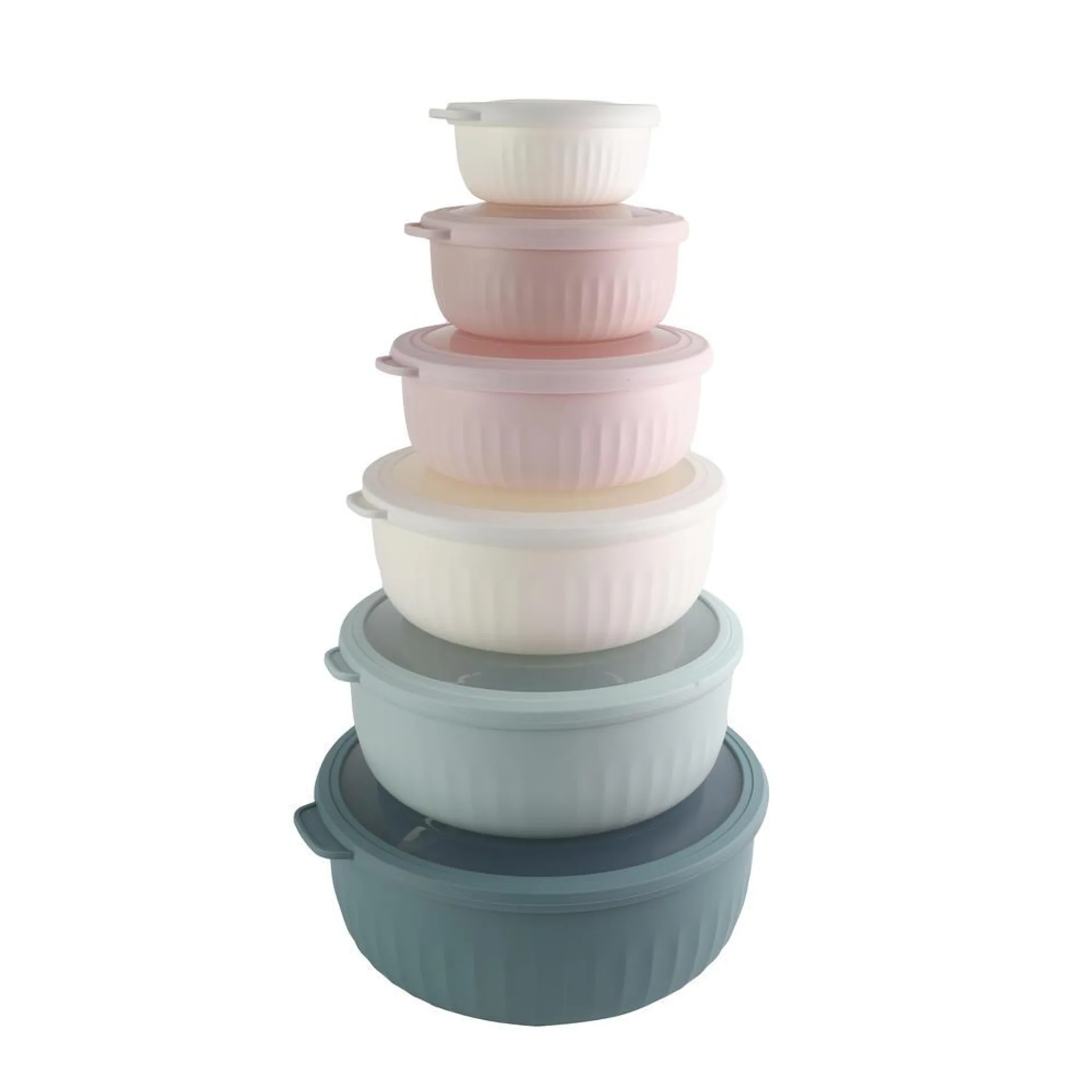 12-Piece Short Mixing Bowl Set