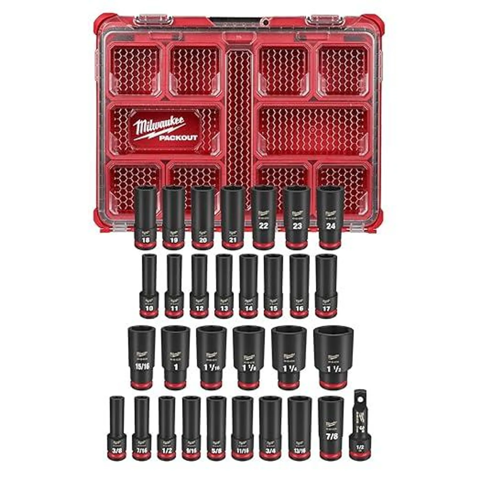 Milwaukee Socket Set Impact Duty 1/2IN 49-66-6806