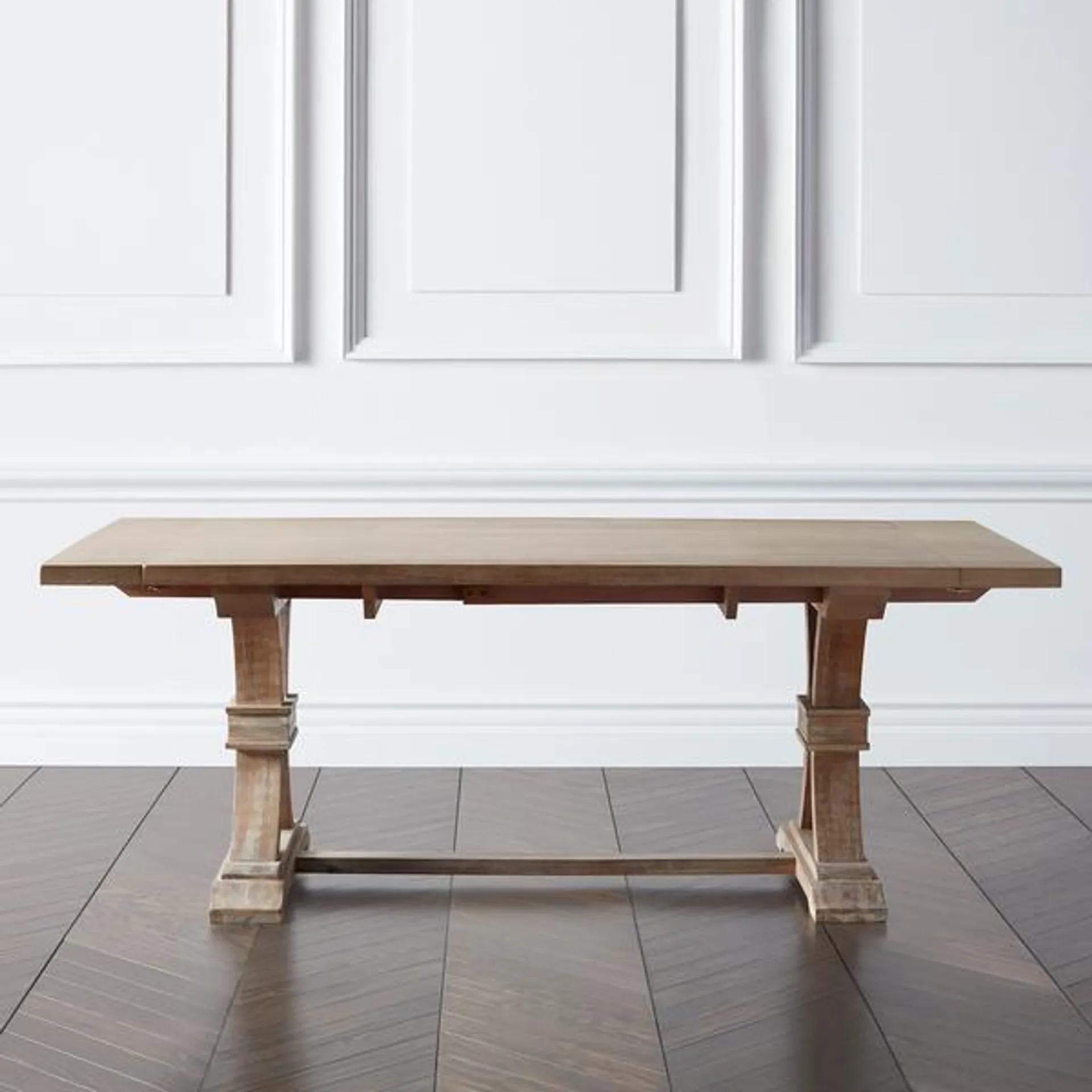 Archer Wash Oak Extending Dining Table