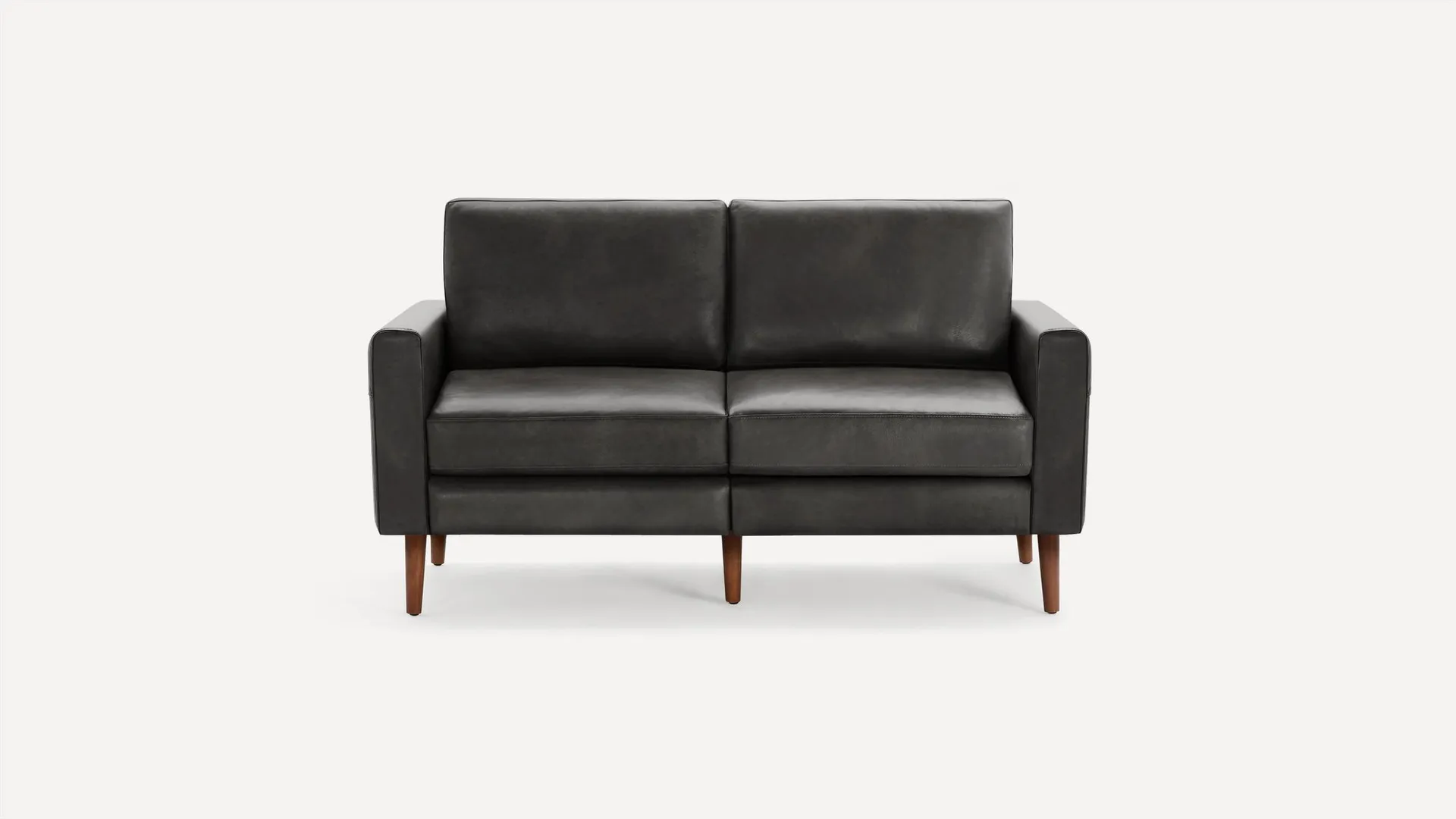 Block Nomad Leather Loveseat