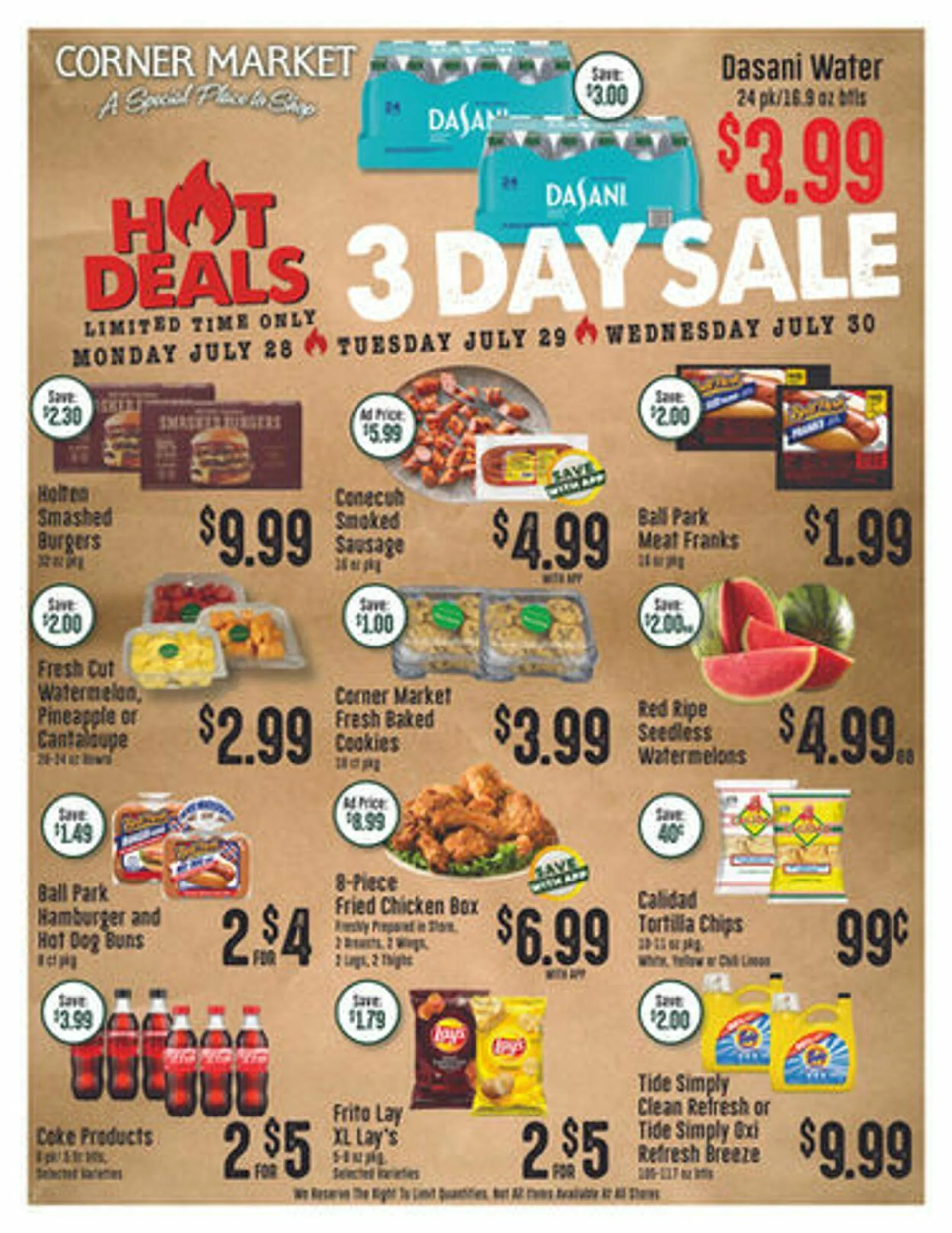 Weekly ad Corner Market from July 30 to August 5 2025 - Page 1