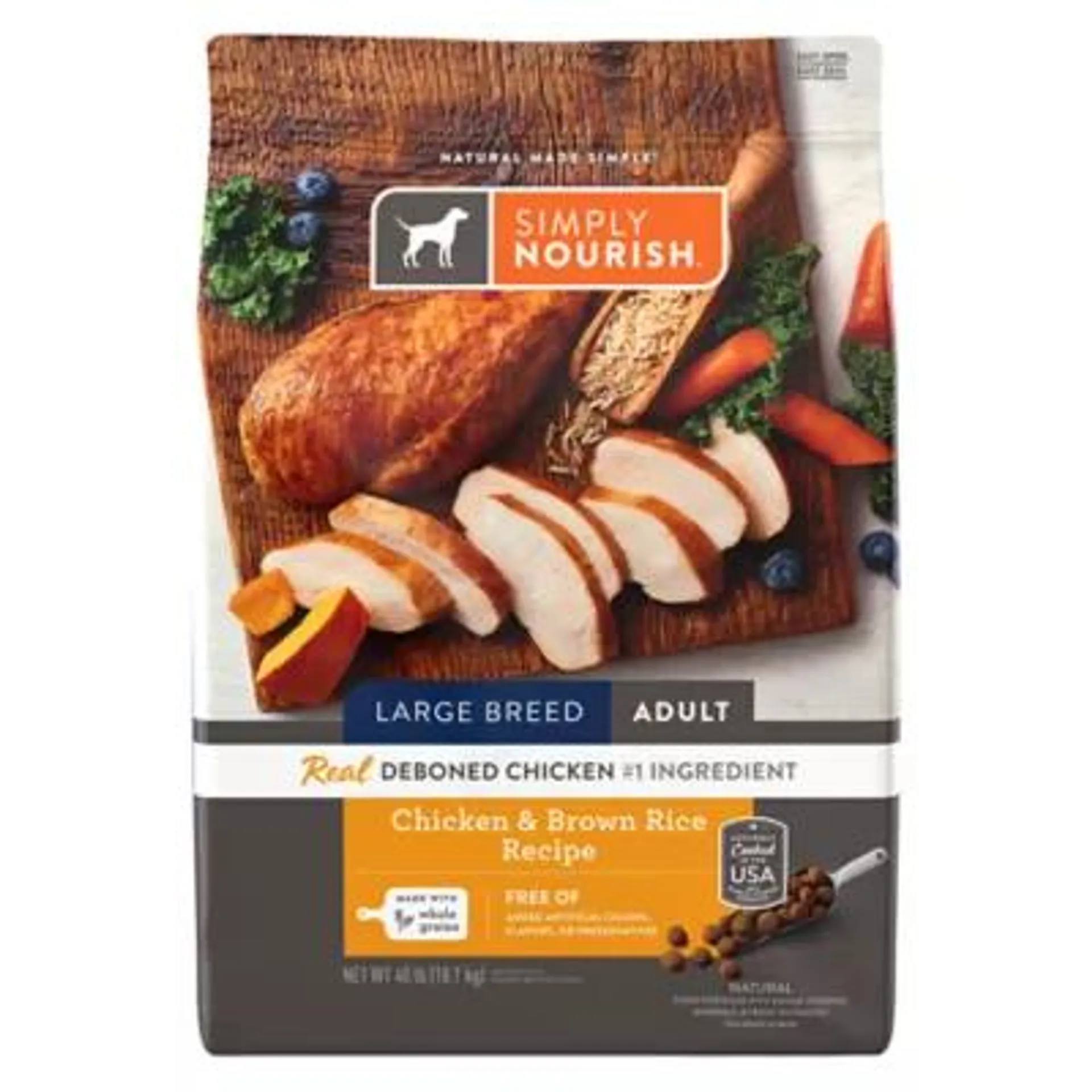 Simply Nourish® Original Large Breed Adult Dry Dog Food - Chicken & Brown Rice