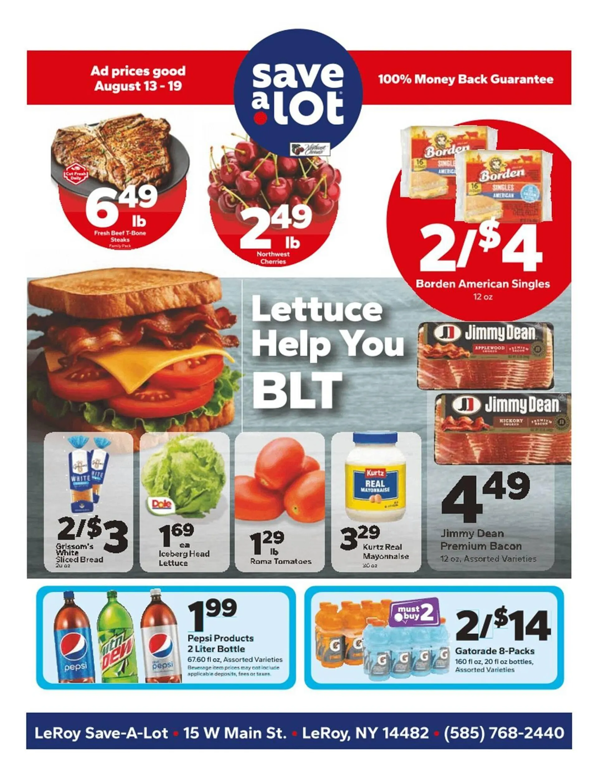 Weekly ad Save a Lot Weekly Ad from August 13 to August 19 2025 - Page 1