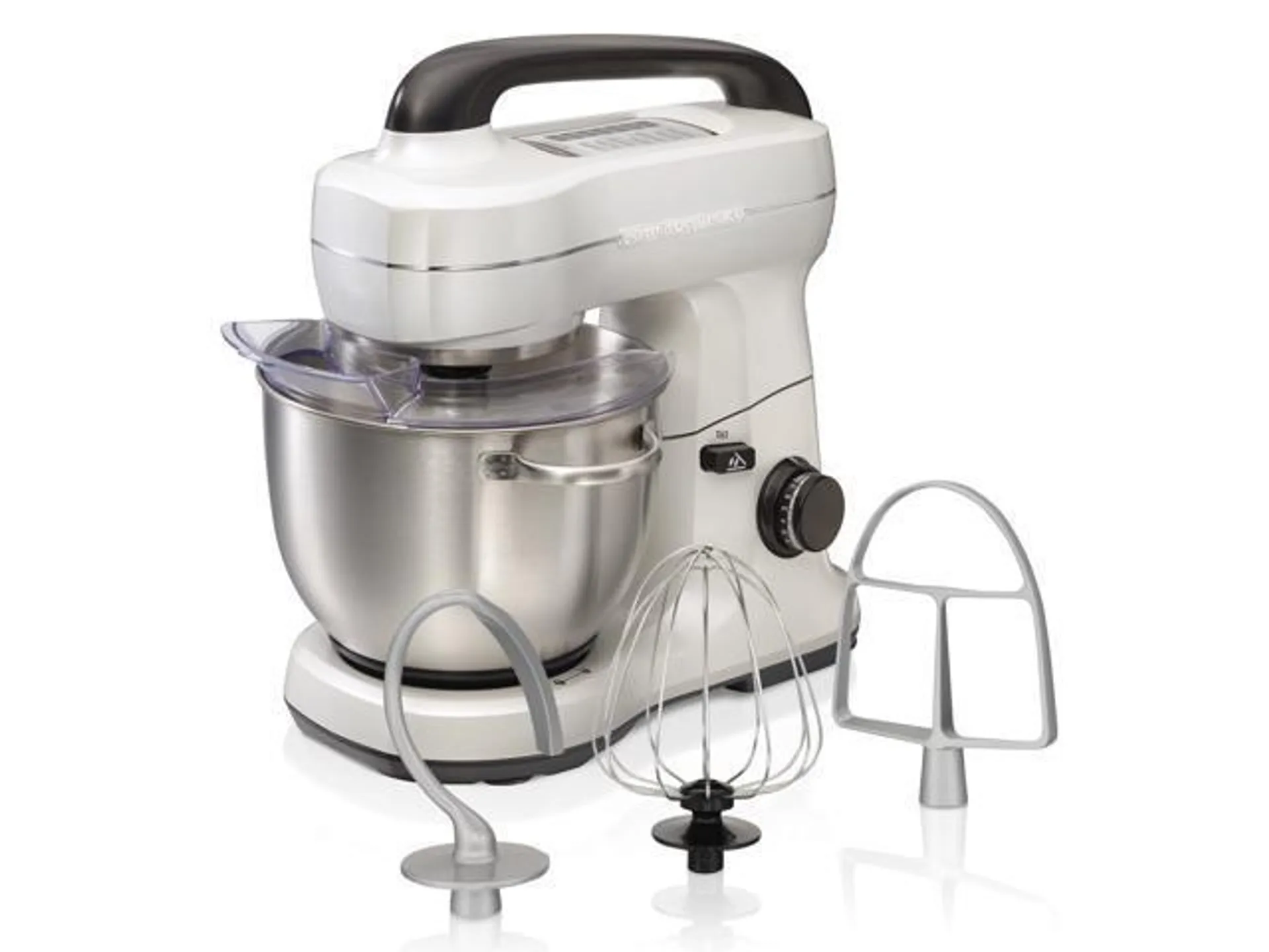 Hamilton Beach 63398 4 Quart 7 Speed Stand Mixer Pearly White