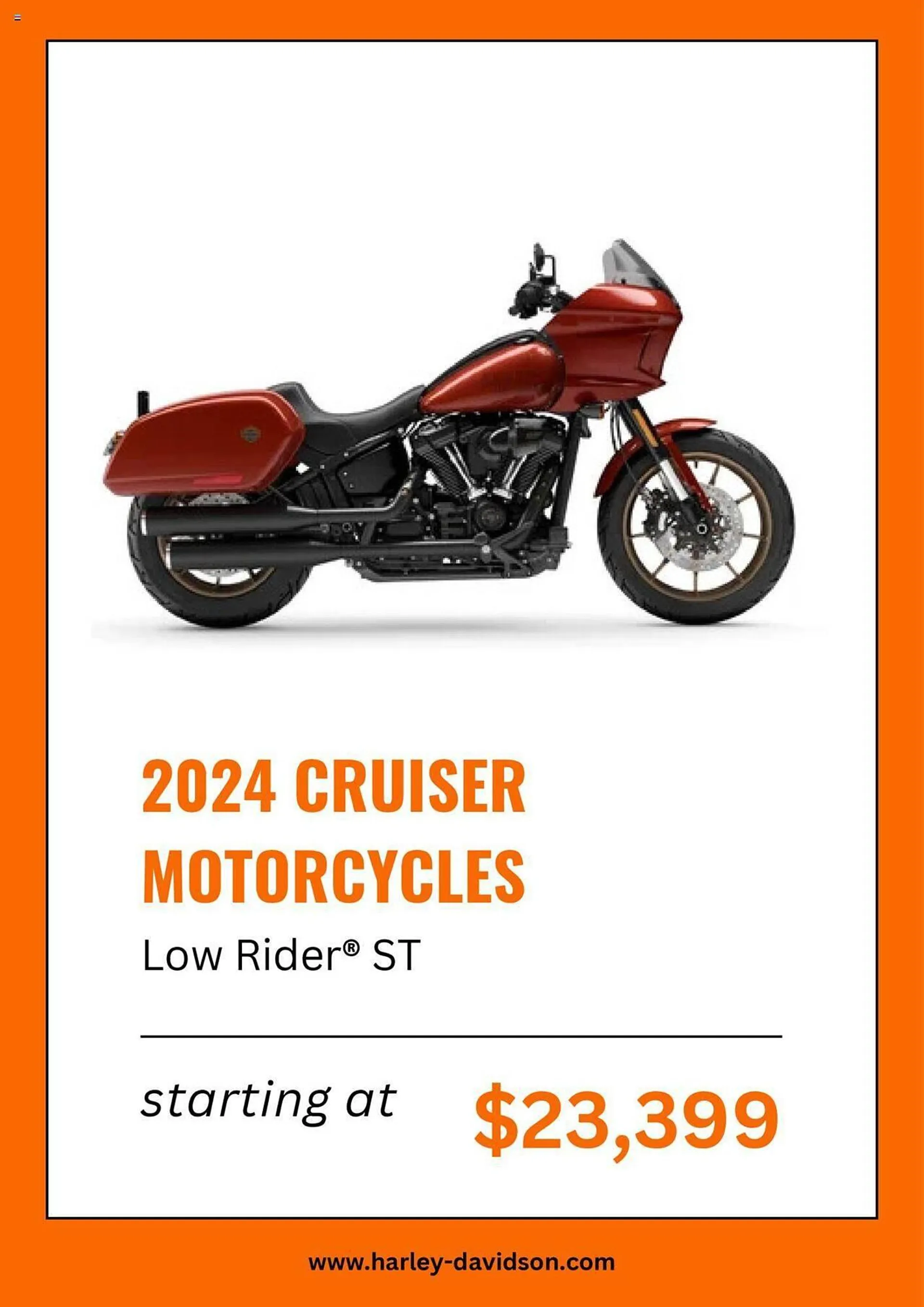 Weekly ad Harley Davidson Weekly Ad from August 26 to September 26 2024 - Page 10