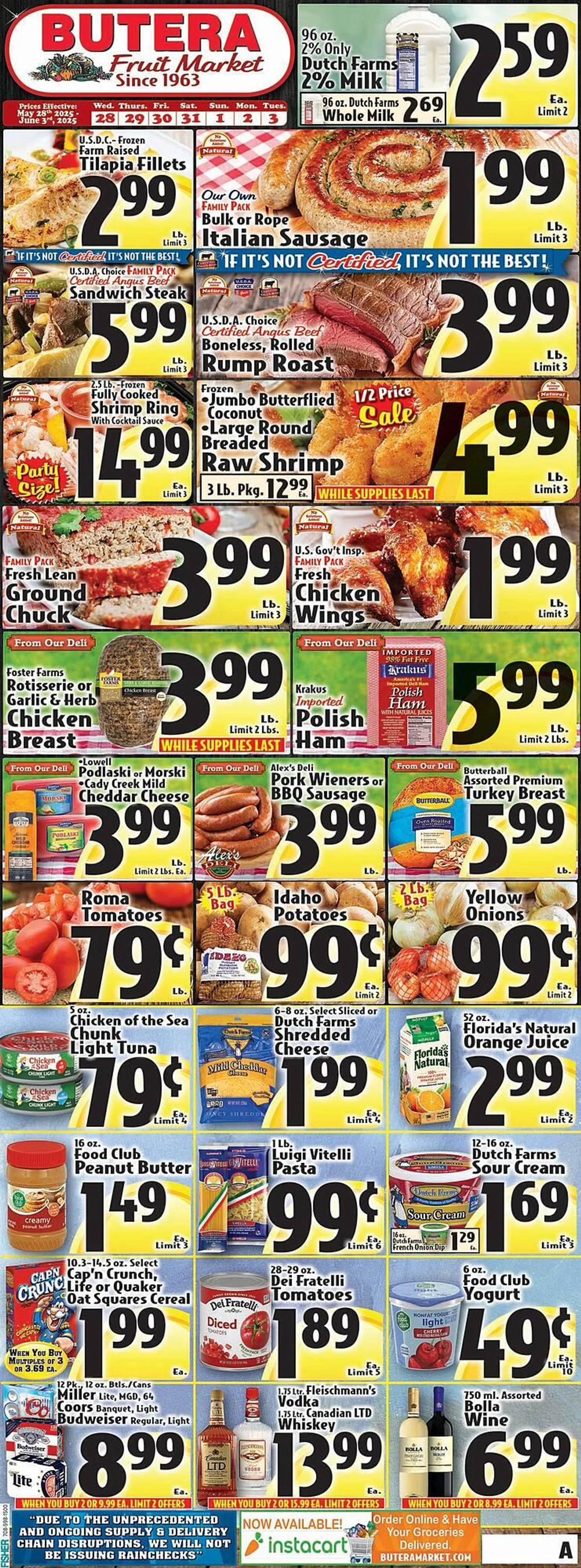 Weekly ad Butera Weekly Ad from May 28 to June 3 2025 - Page 1
