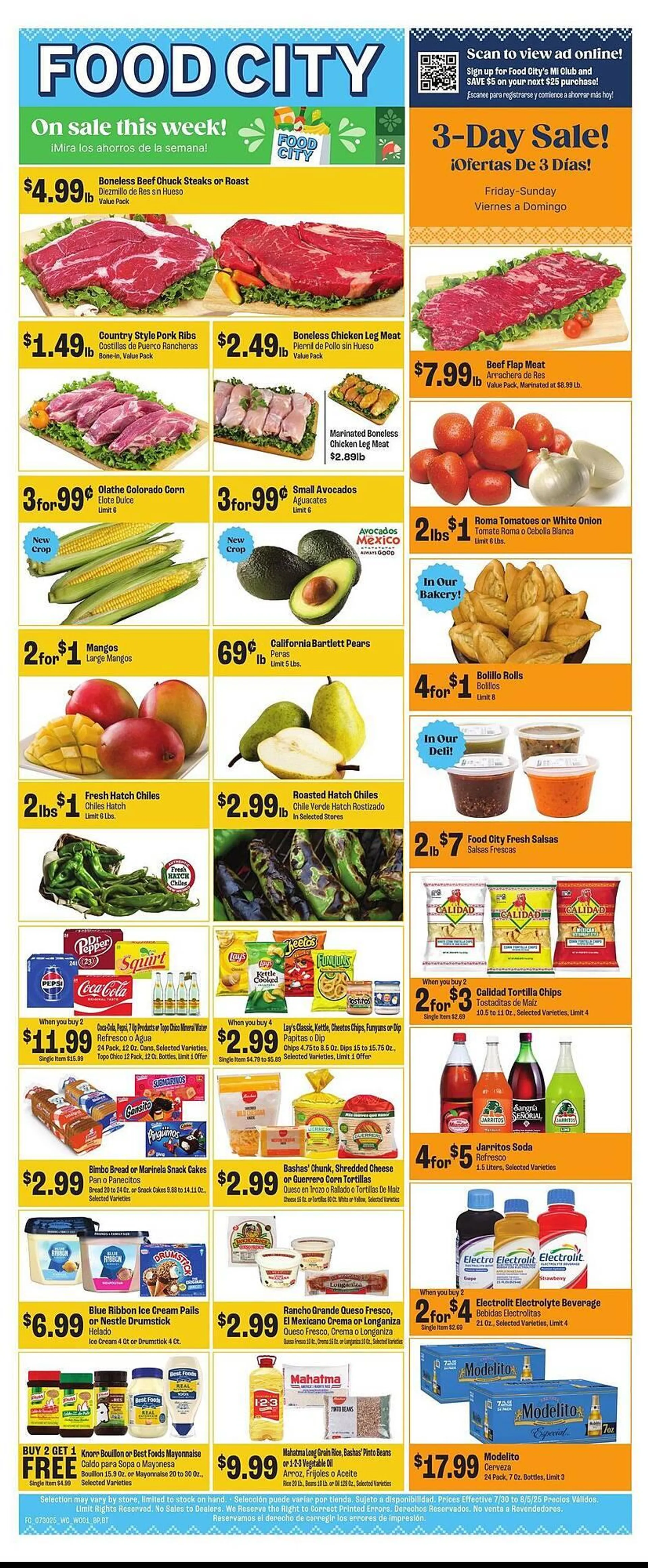 Weekly ad Food City Weekly Ad from July 30 to August 5 2025 - Page 1