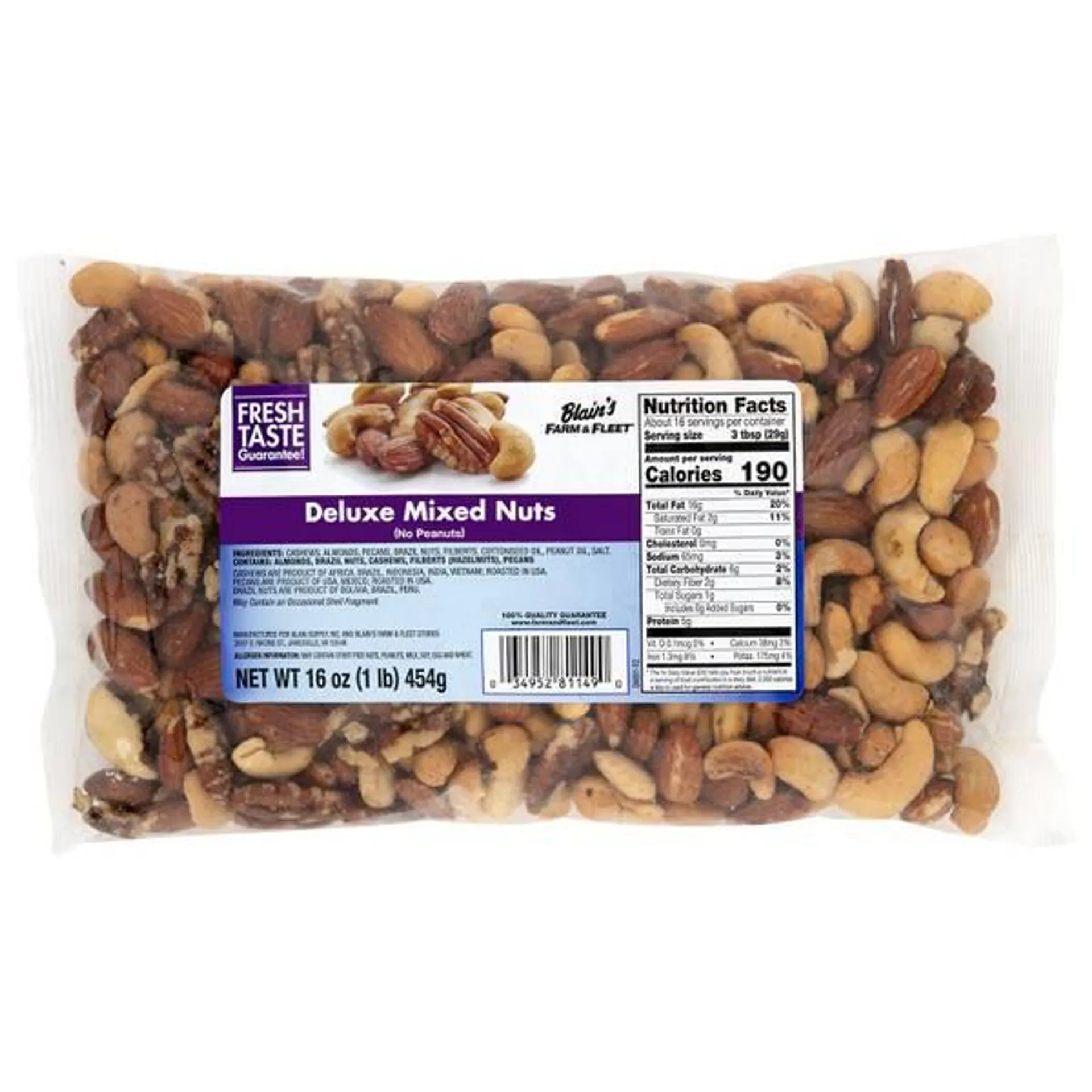 Deluxe Mixed Nuts (No Peanuts)