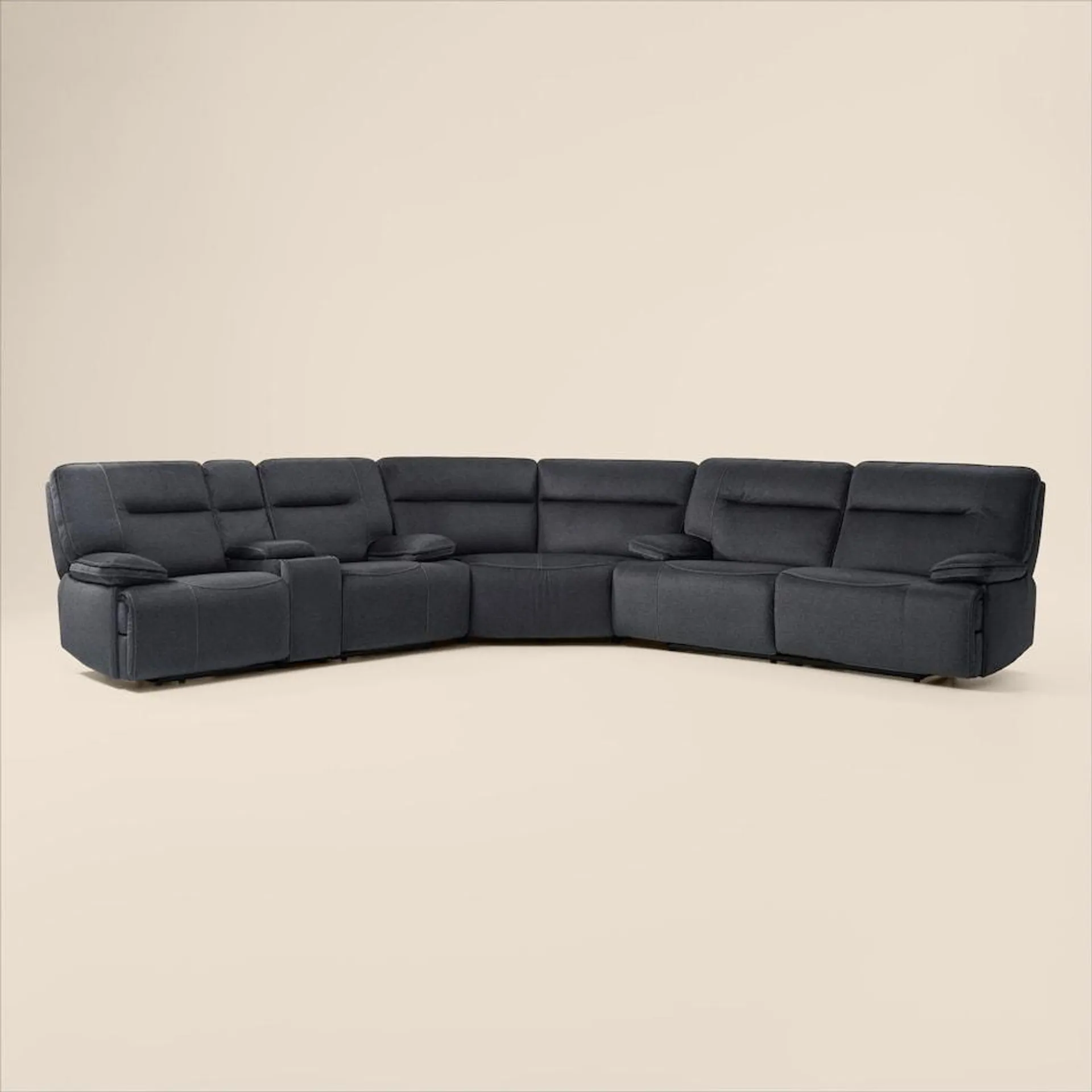 Warner 3-Piece Manual Reclining Sectional