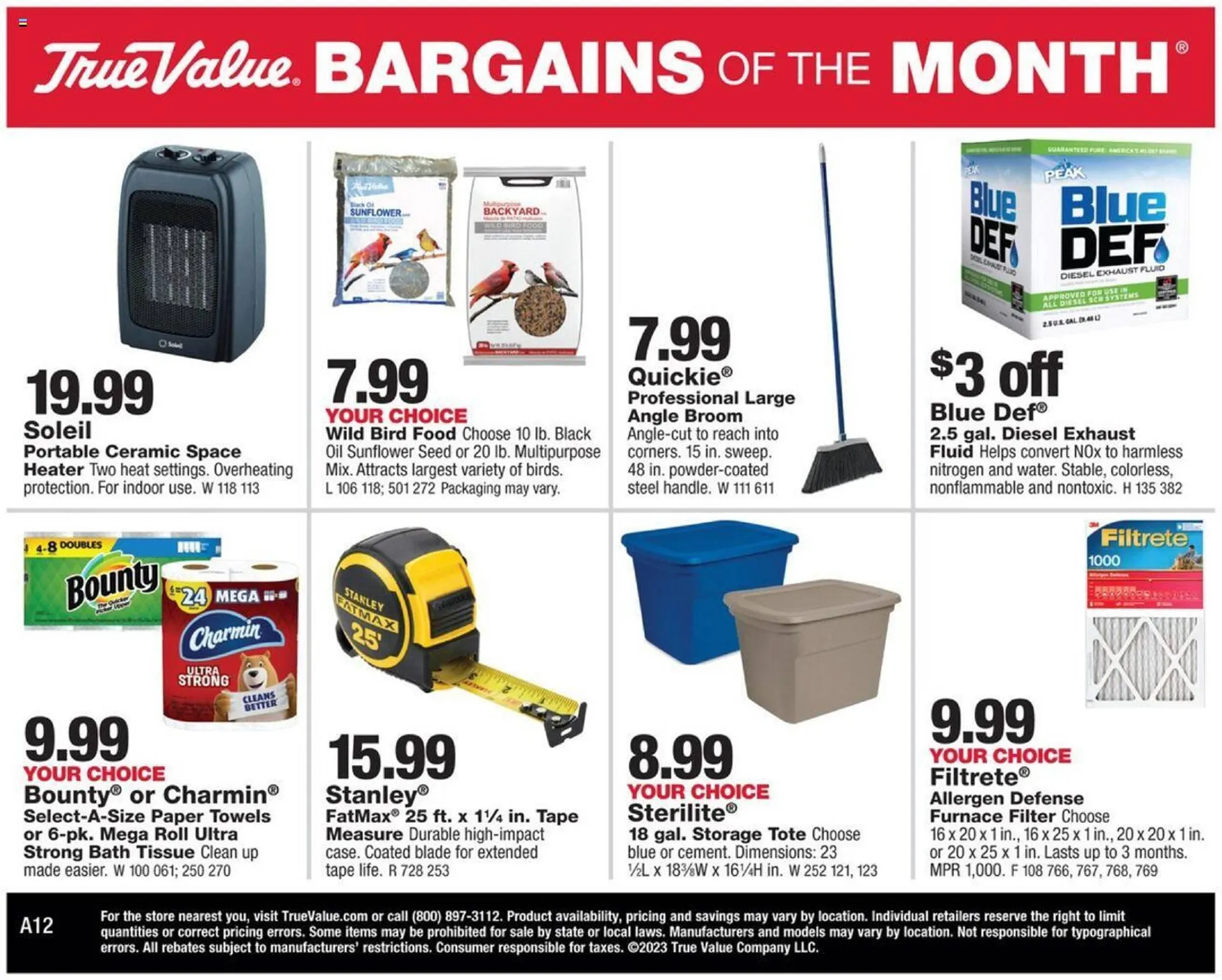 Weekly ad True Value Weekly Ad from January 1 to January 28 2024 - Page 12
