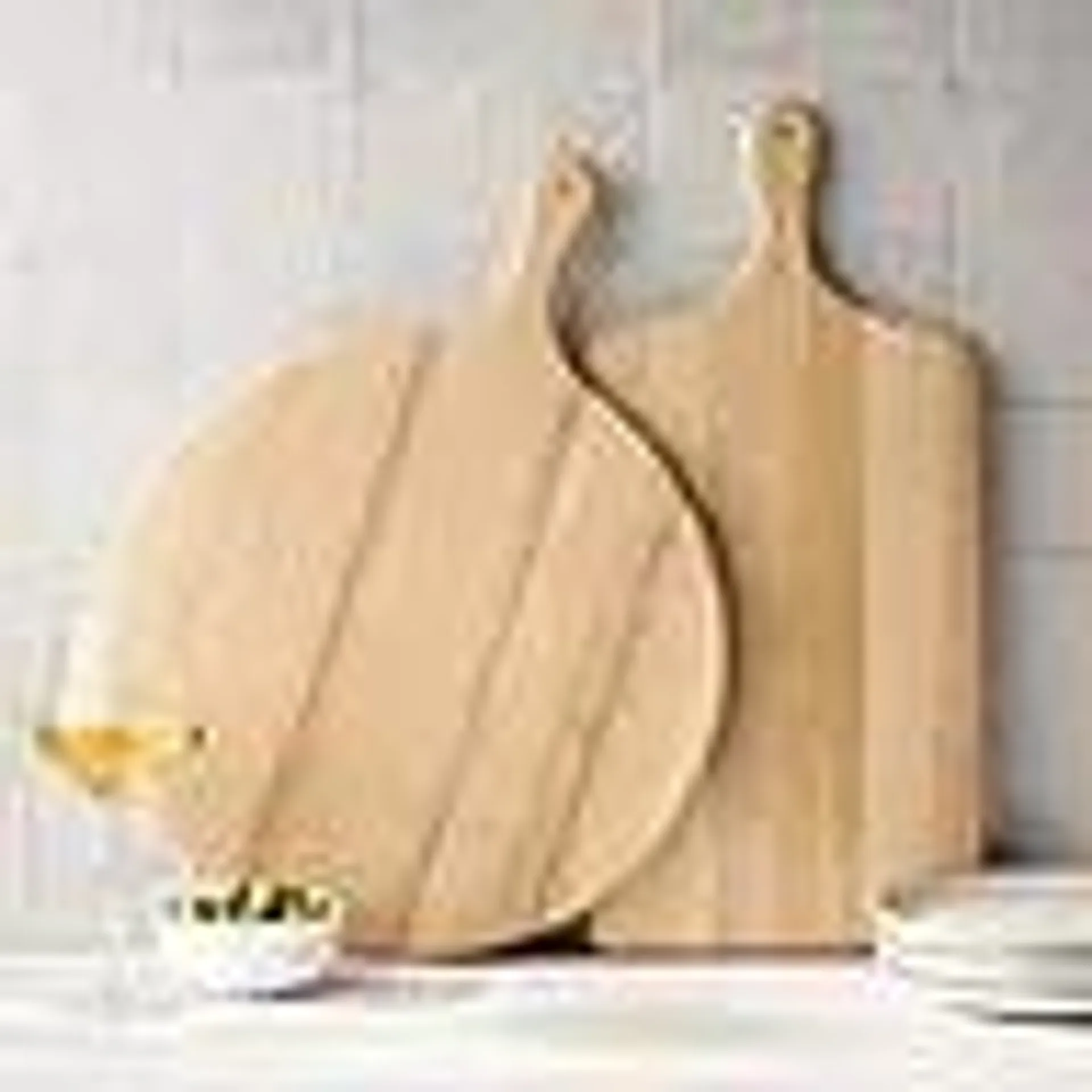 Member's Mark Set of 2 Rubber Wood Charcuterie Boards