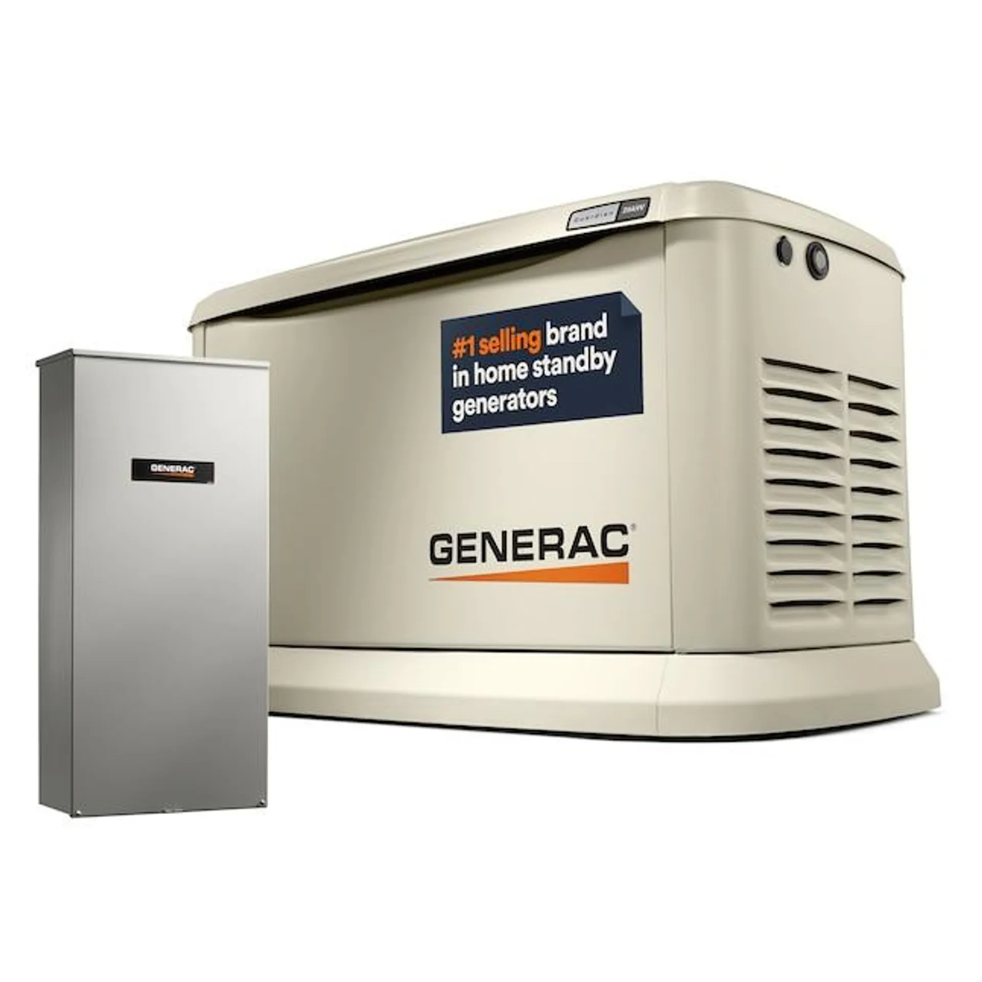 Generac Guardian 26000-Watt Dual Fuel (Liquid Propane/Natural Gas) 200-Amp Home Standby Generator (Automatic Transfer Switch)