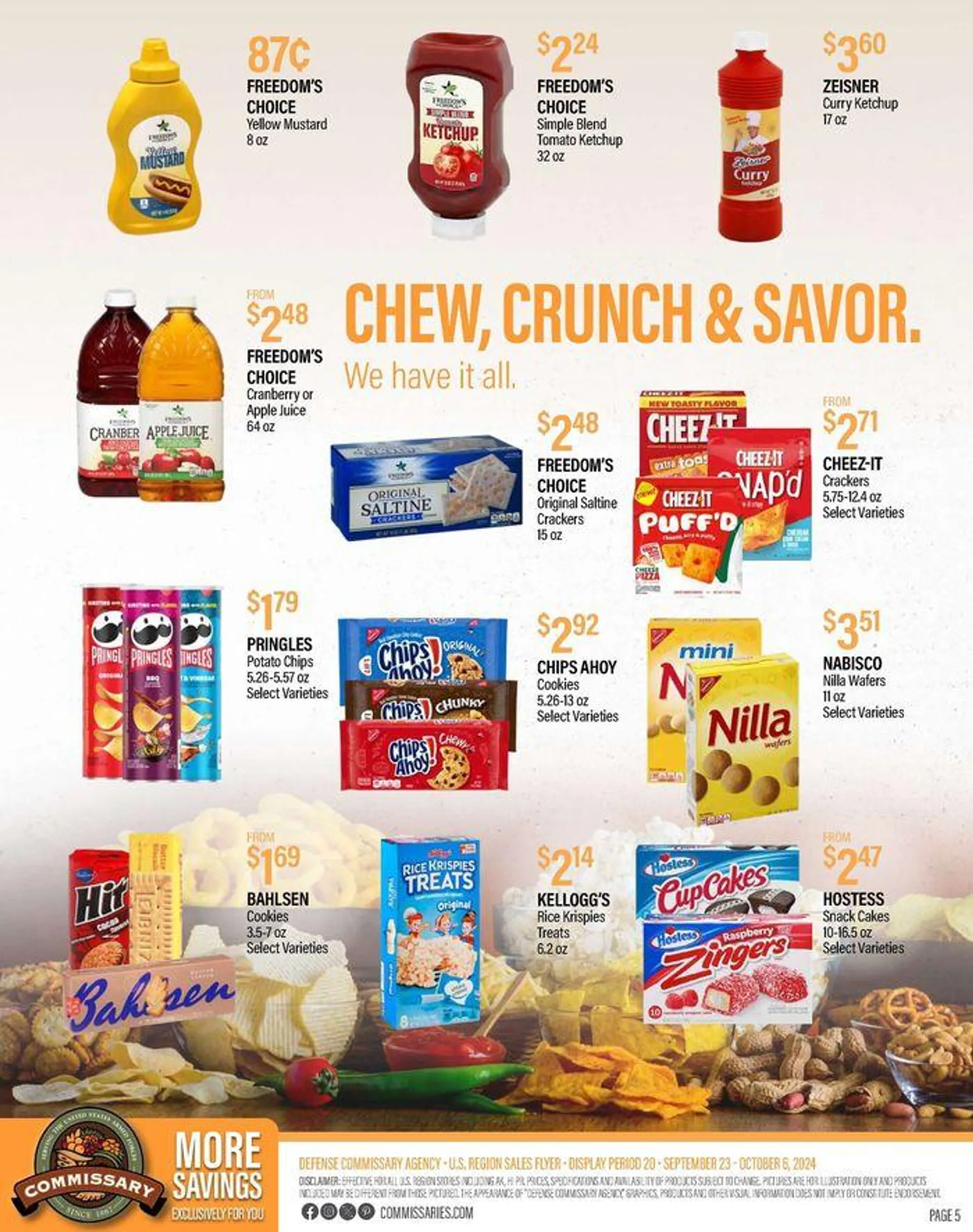 Weekly ad Flyer Commissary from September 23 to October 6 2024 - Page 5