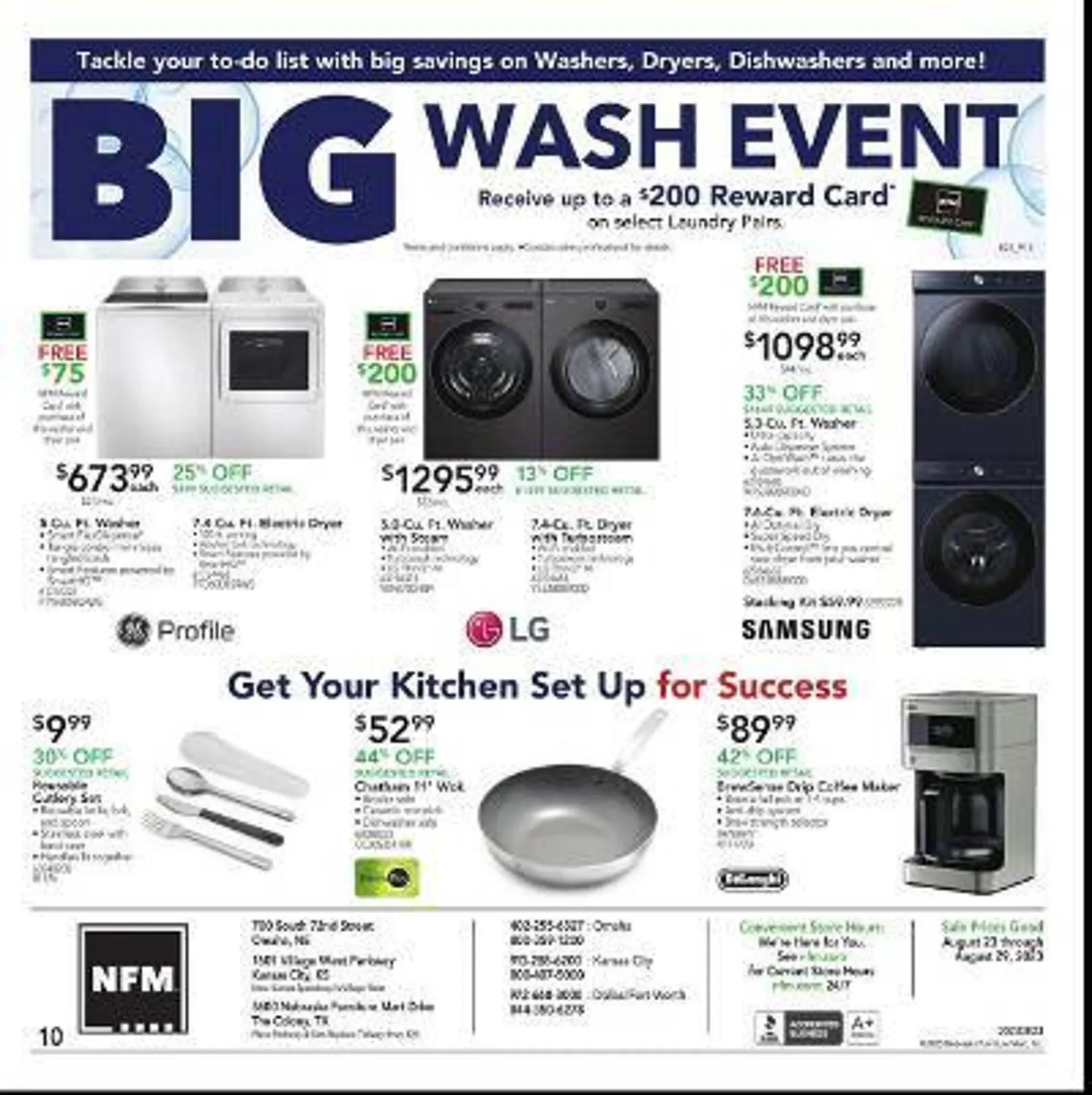 Weekly ad Nebraska Furniture Mart Weekly Ad from August 21 to August 26 2023 - Page 10