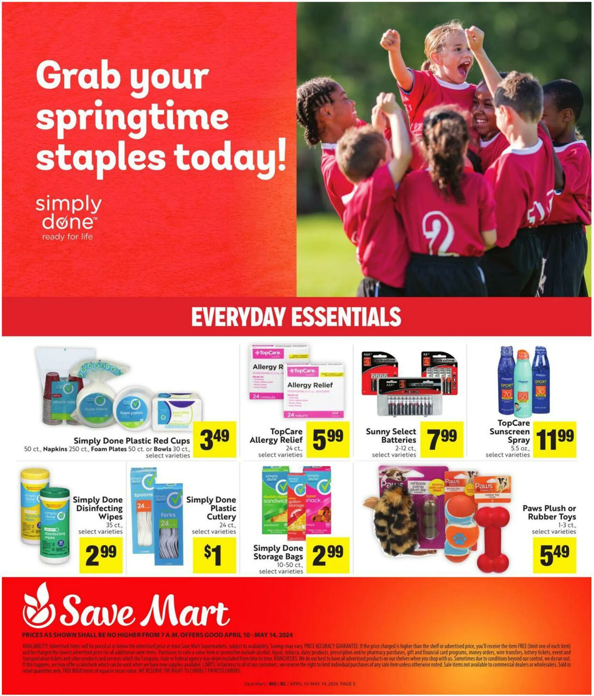 Weekly ad Save Mart Current weekly ad from April 10 to May 14 2024 - Page 5