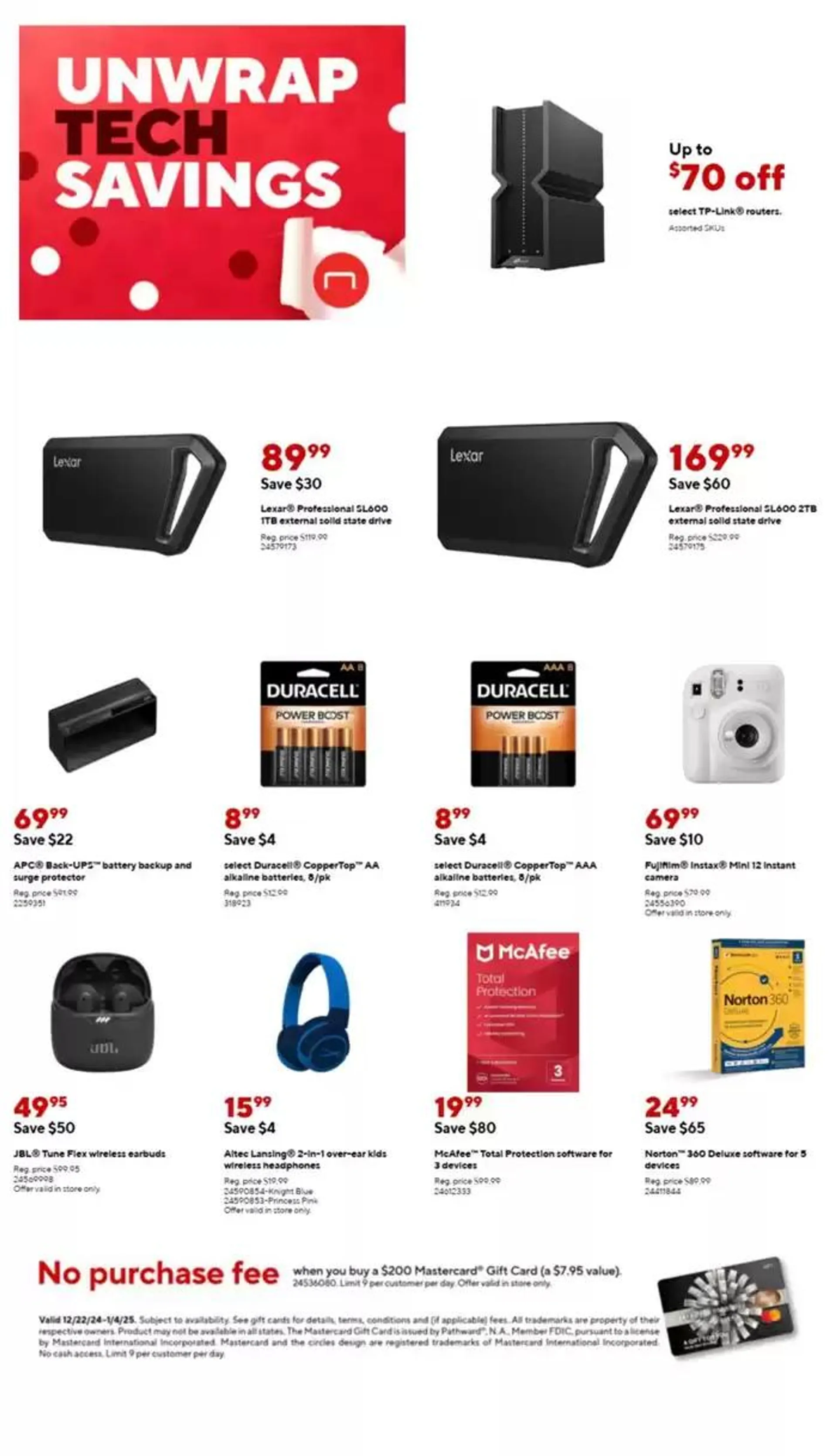 Weekly ad Staples flyer from December 22 to December 28 2024 - Page 14