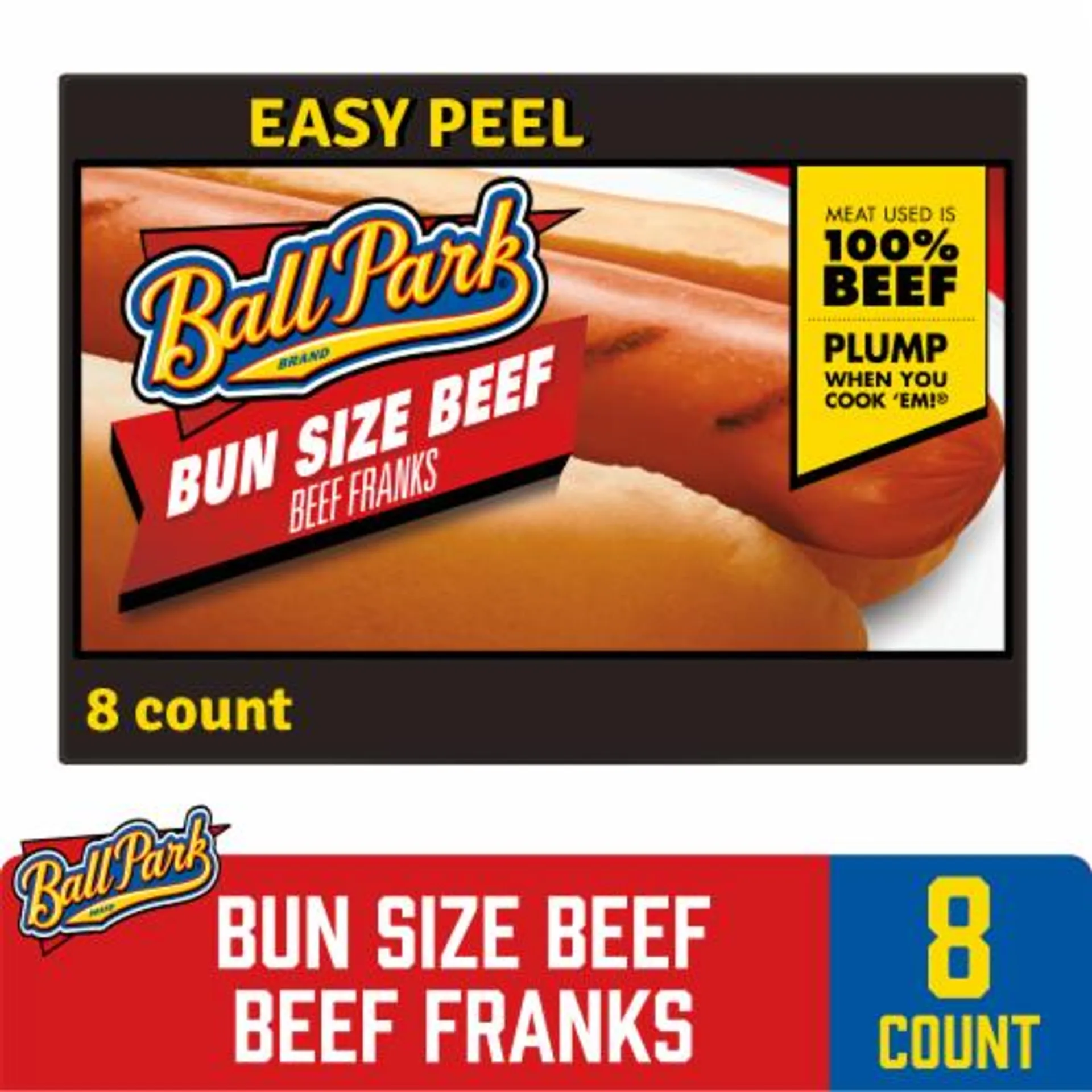 Ball Park Bun Length Beef Hot Dogs