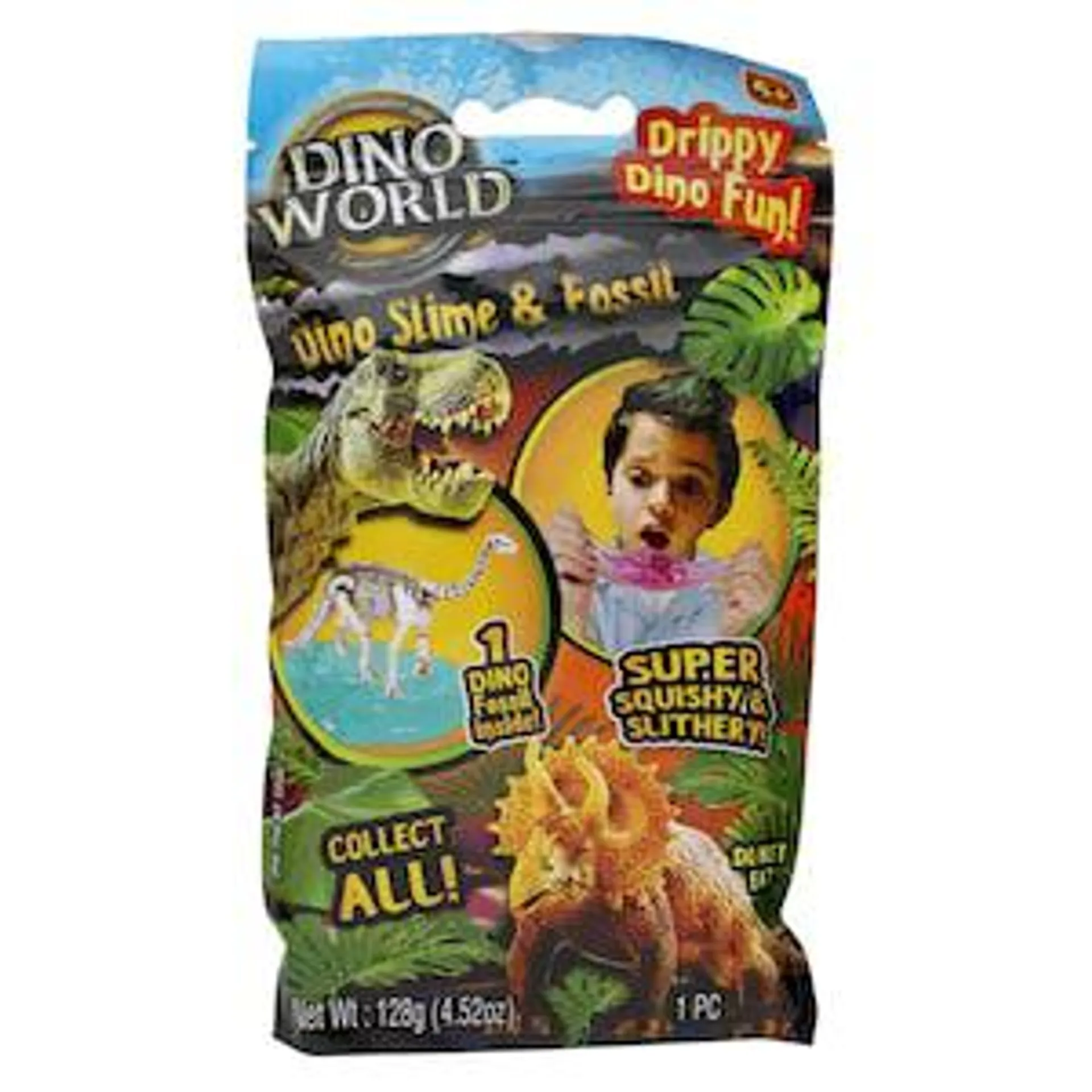 Dino World Dino Slime and Surprise Fossil, 1 pc. Packs