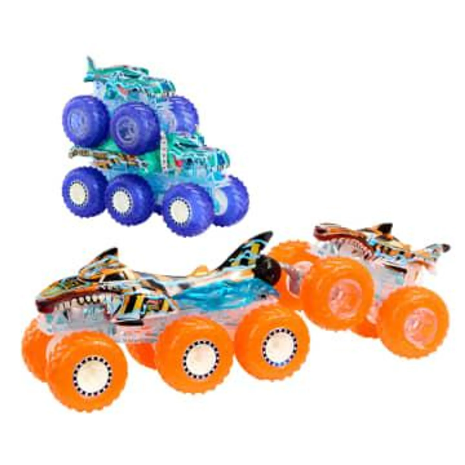 Hot Wheels Monster Trucks Power Smashers Toy Truck & Big Rig Multipack (4 Toy Trucks)