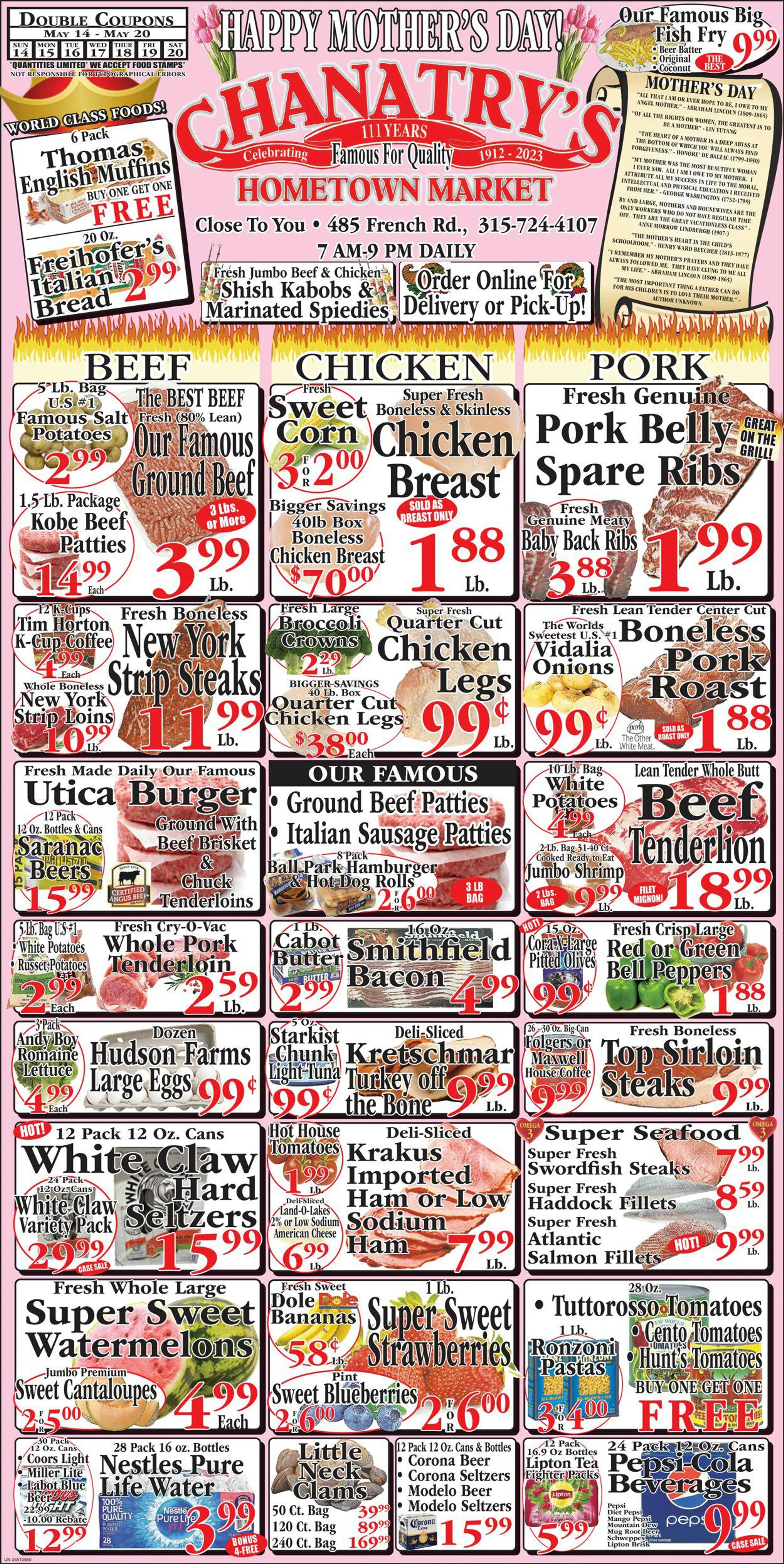 Chanatrys Hometown Market Current weekly ad - 1