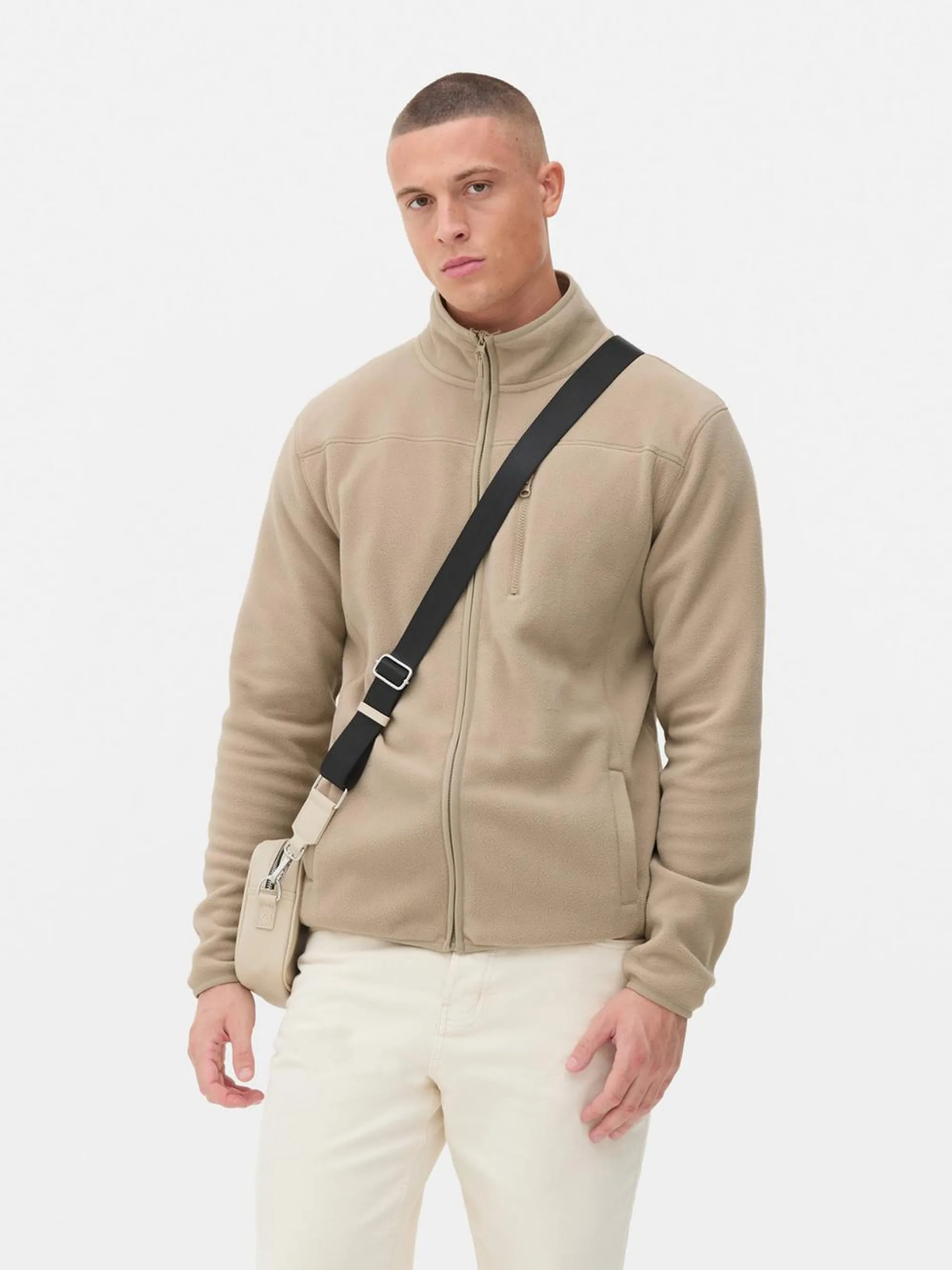 Funnel Neck Zip Fleece