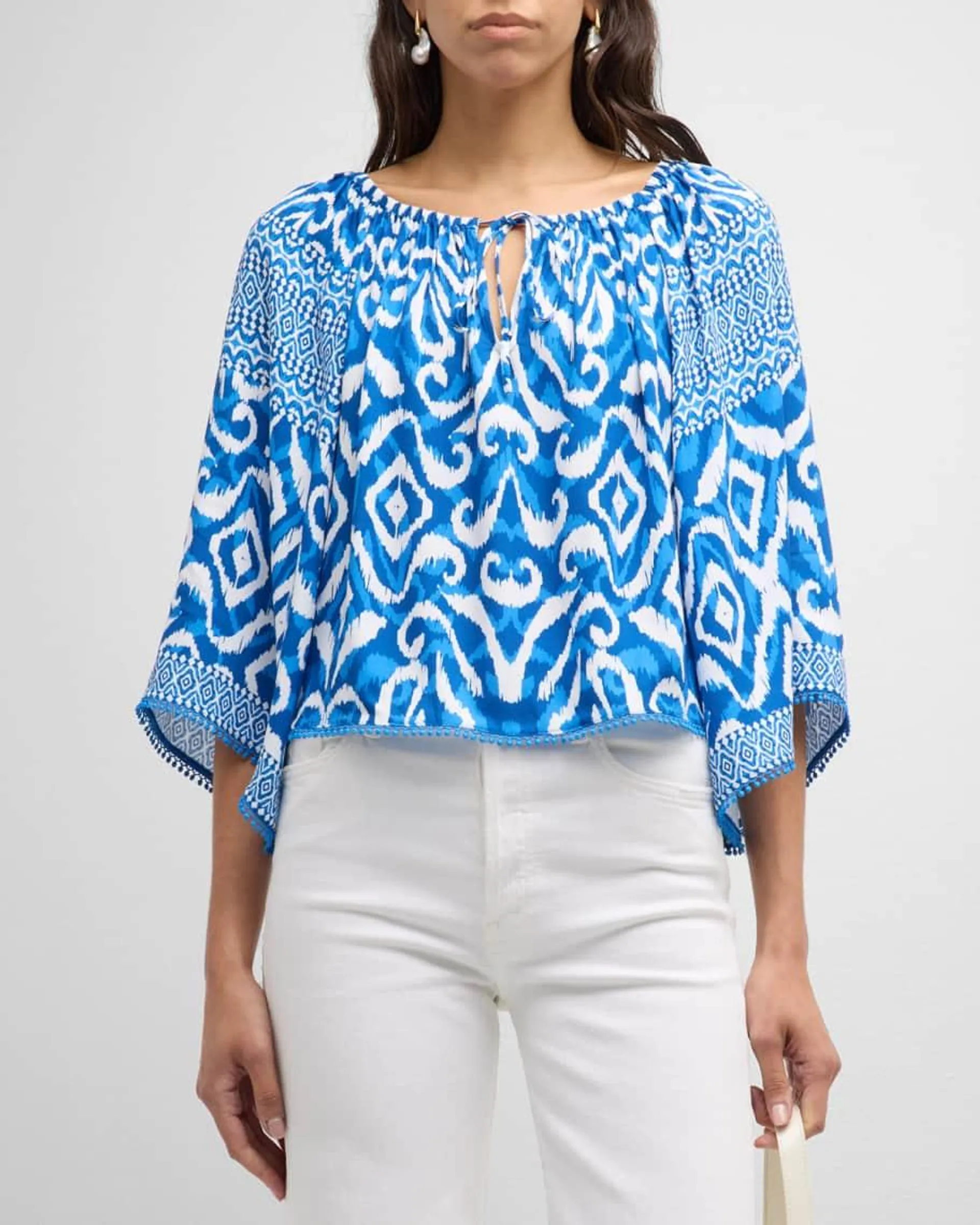 Artisan Ikat Devina Off-Shoulder Blouse