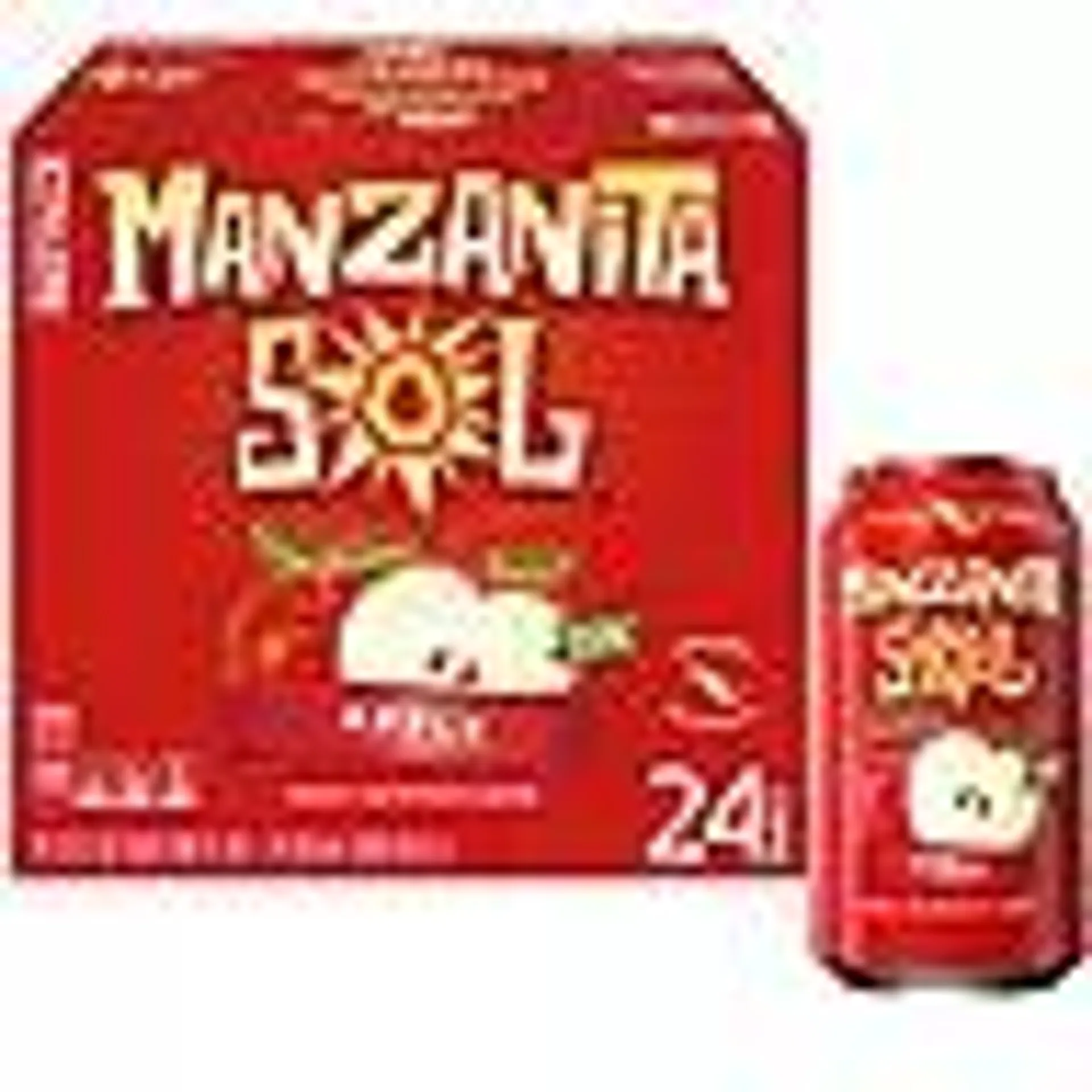 Manzanita Sol Soda Apple 12 fl. oz., 24 pk.