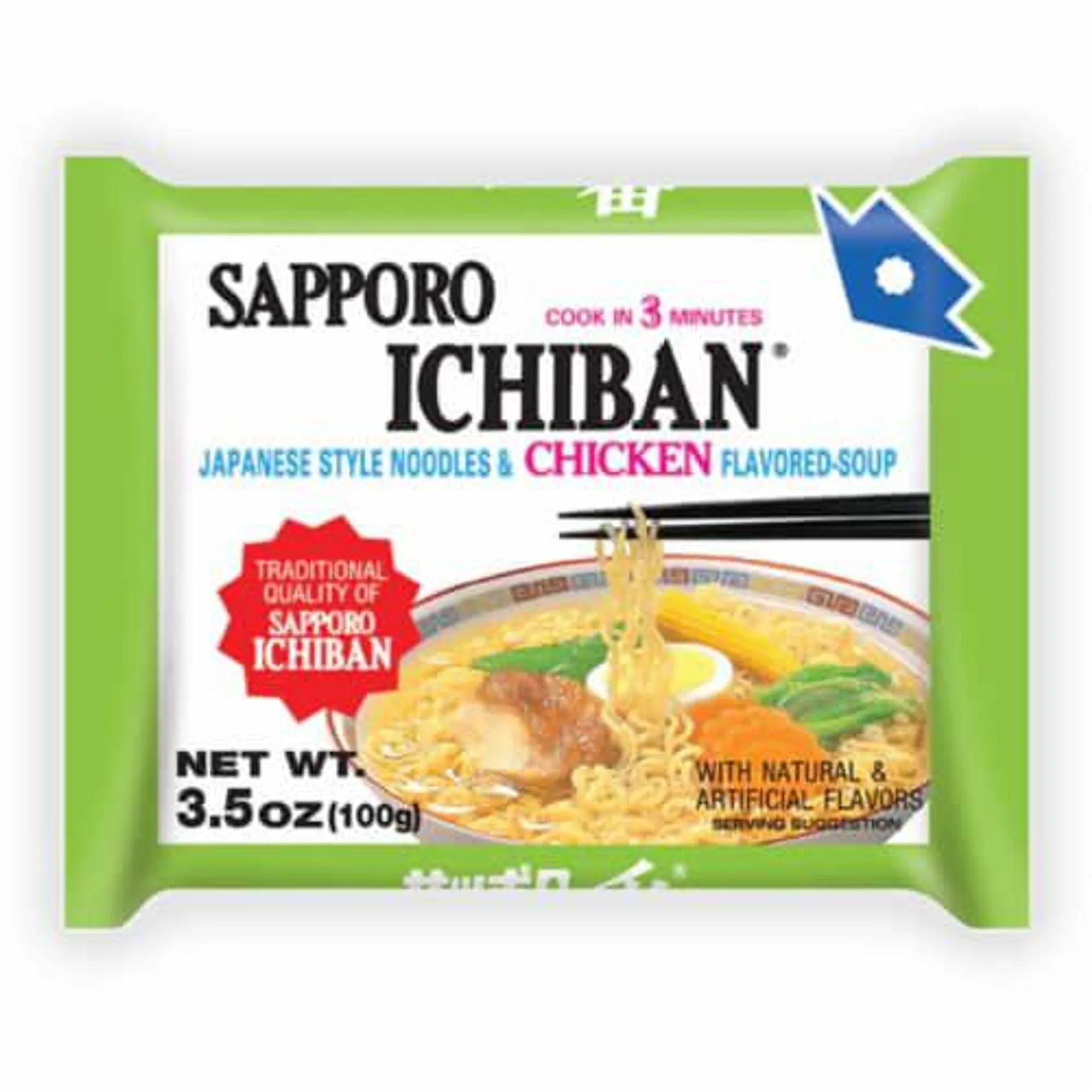 Sapporo Ichiban Chicken Flavored Soup