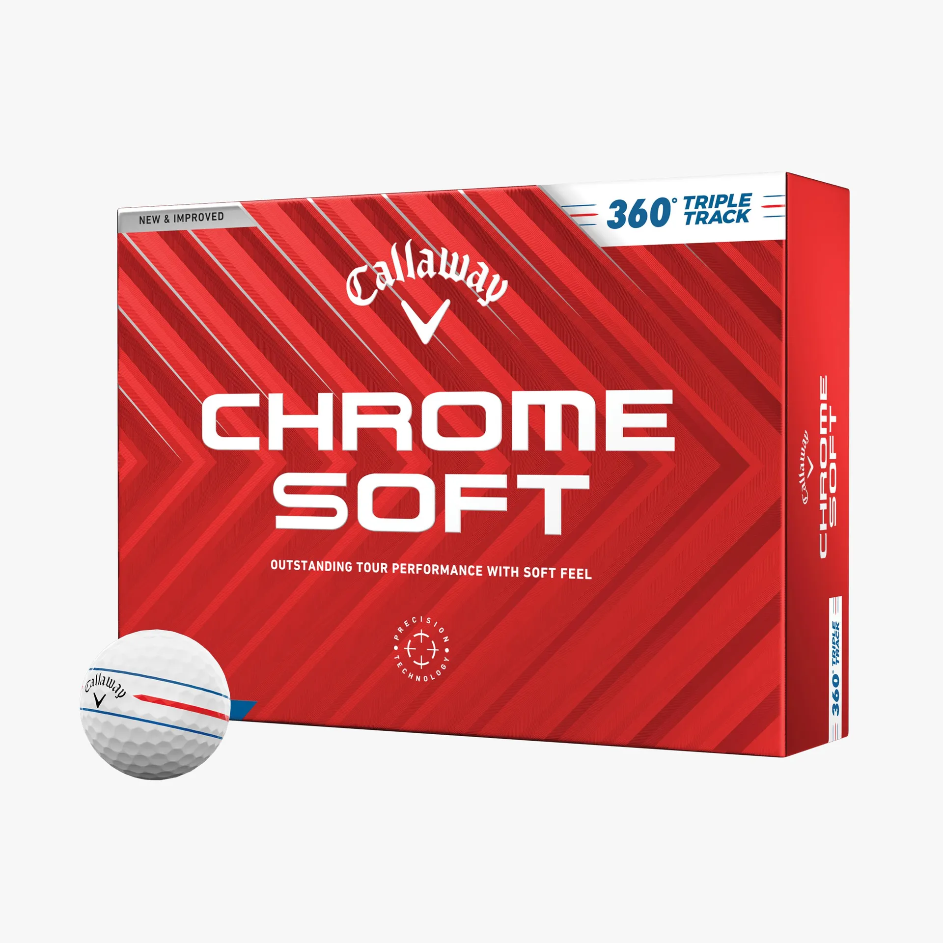 Chrome Soft 360 Triple Track Golf Balls