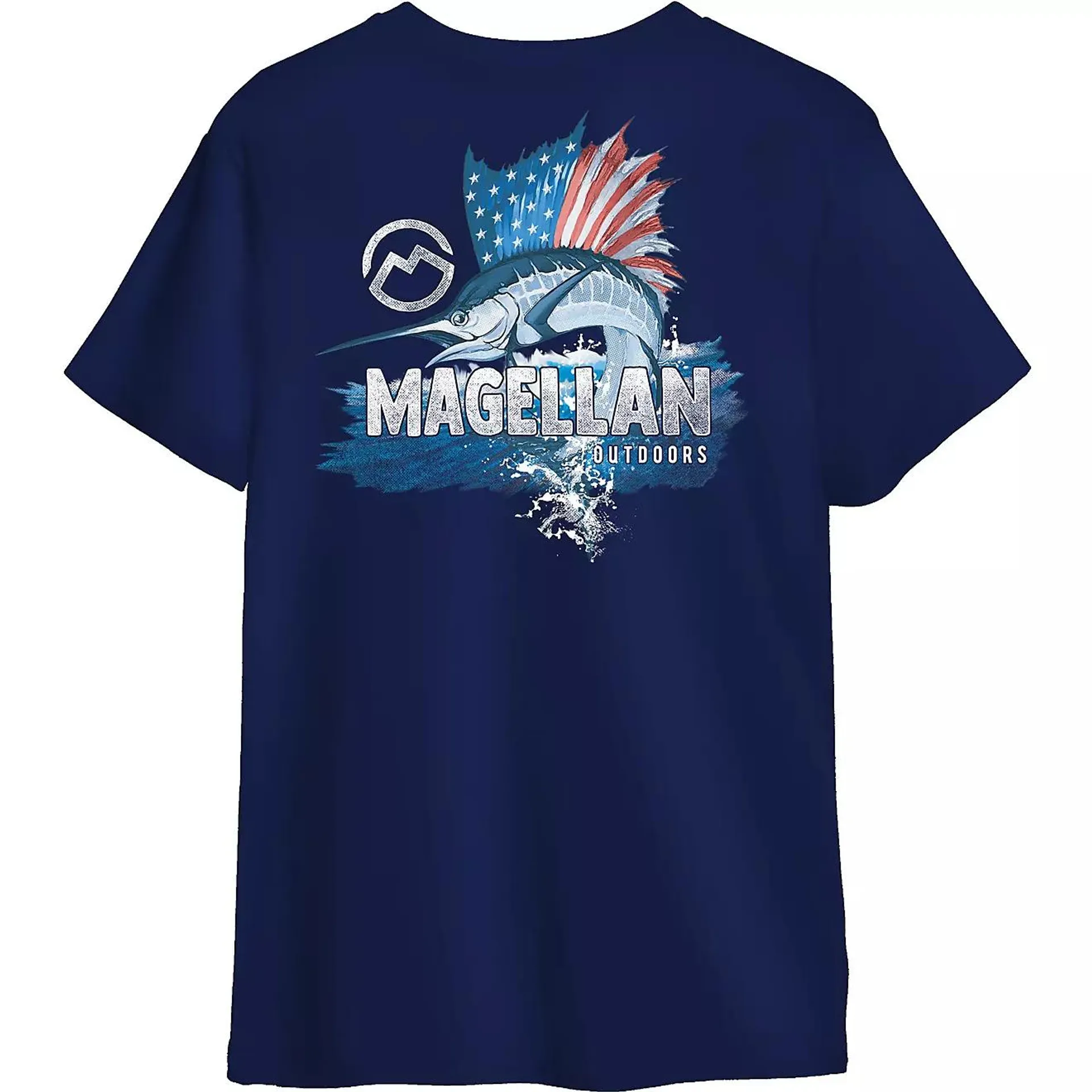 Magellan Boys' 8-20 Red, White and Blue Splash T-shirt