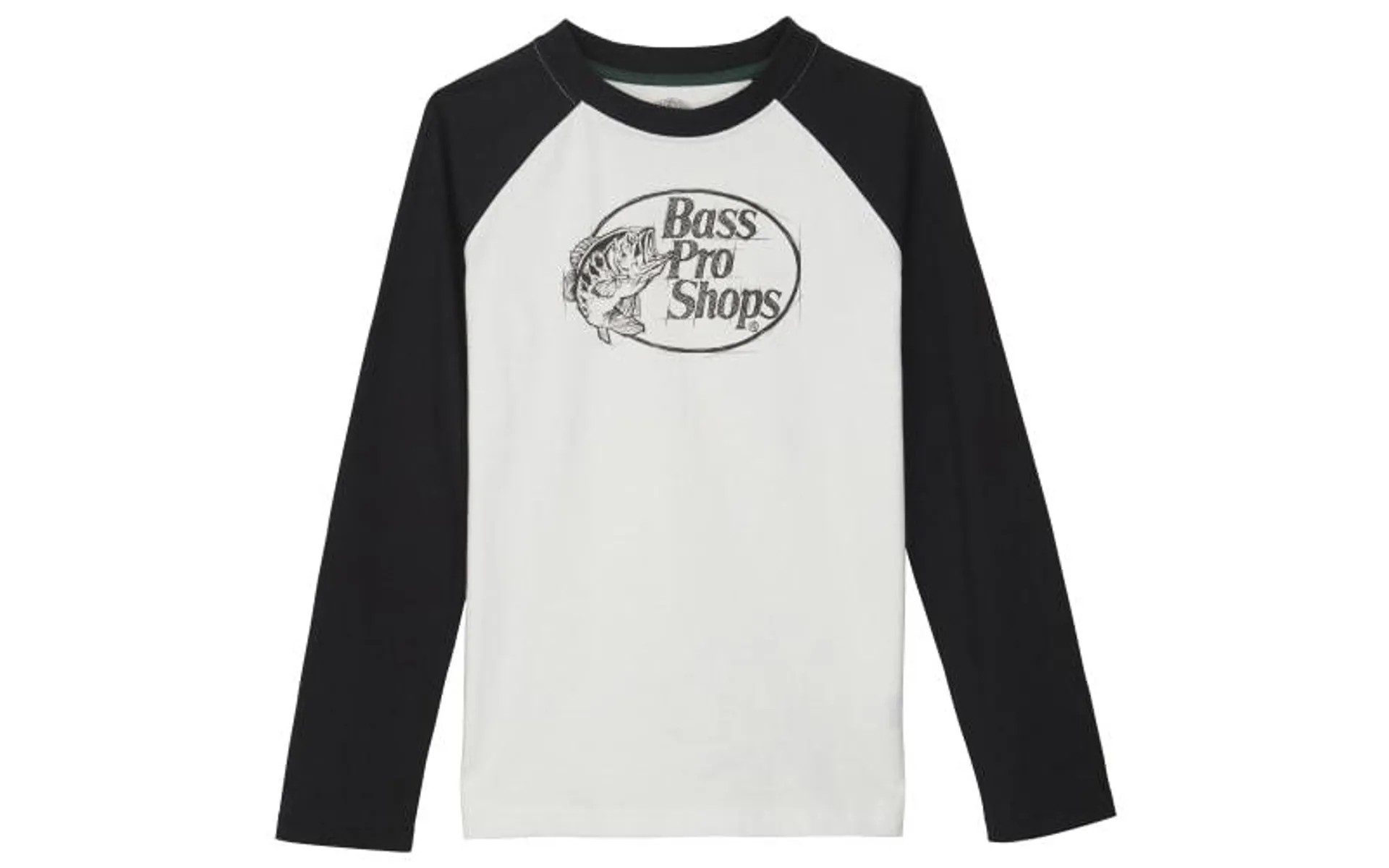 Bass Pro Shops Raglan Logo Long-Sleeve T-Shirt for Toddlers or Kids