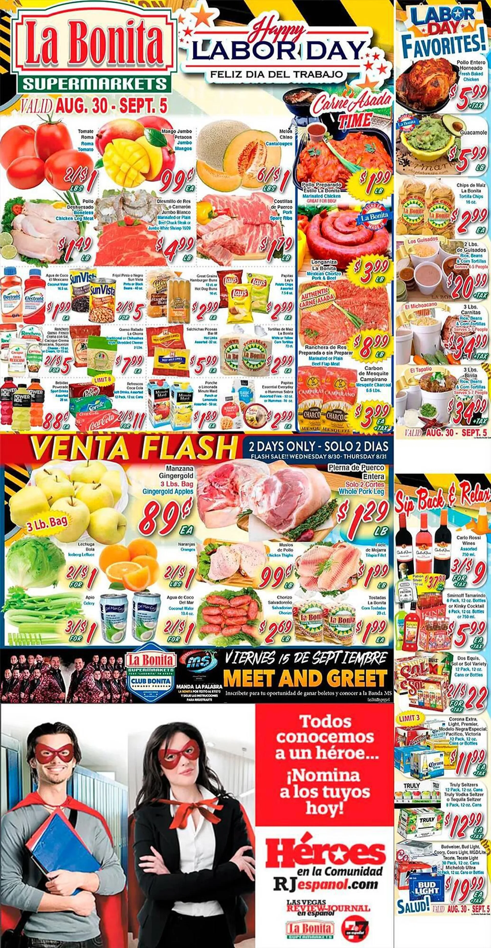 La Bonita Supermarkets ad Weekly ad & deals | Valid until Oct 5