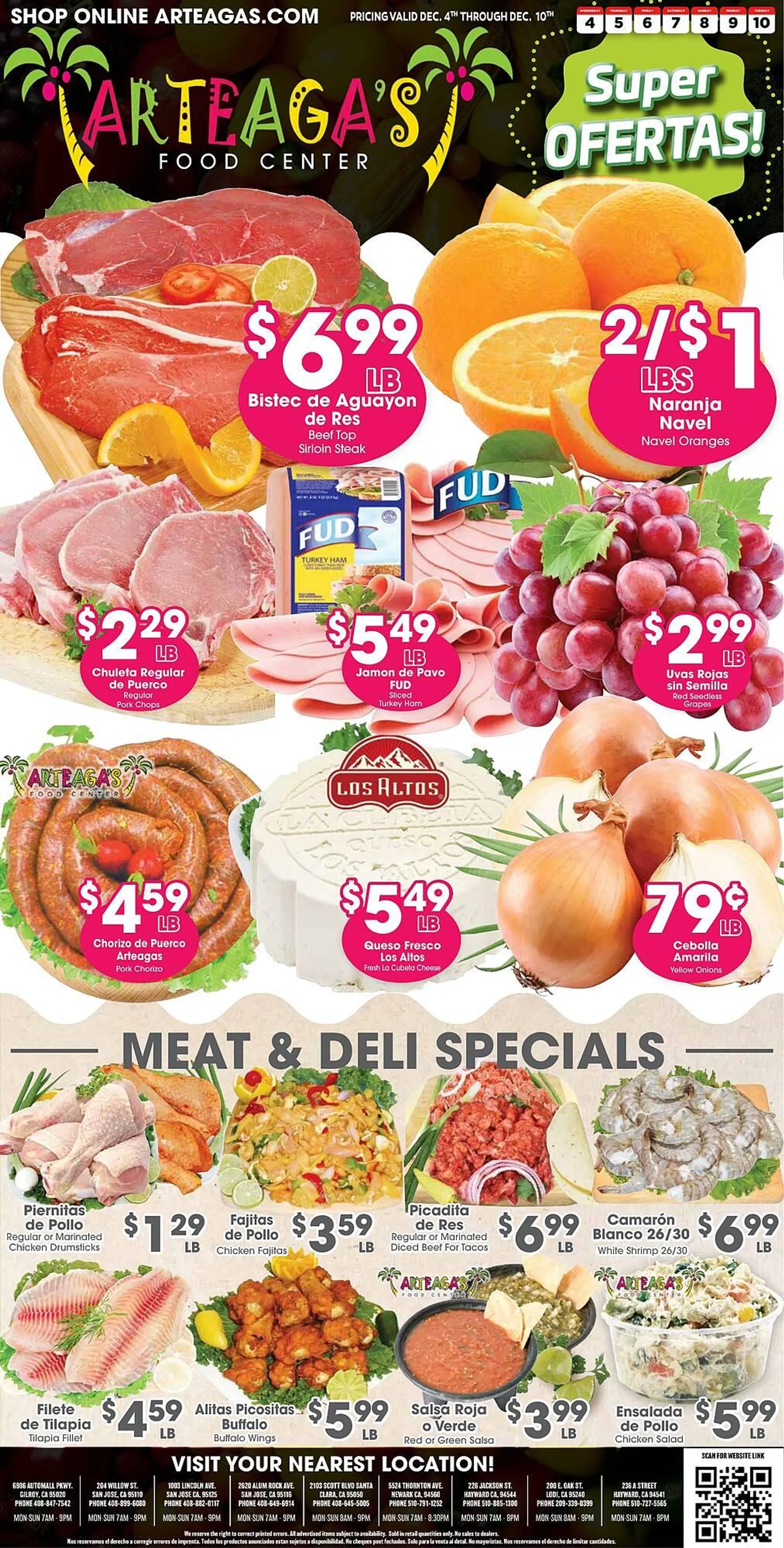 Arteagas Food Center Weekly Ad - 1