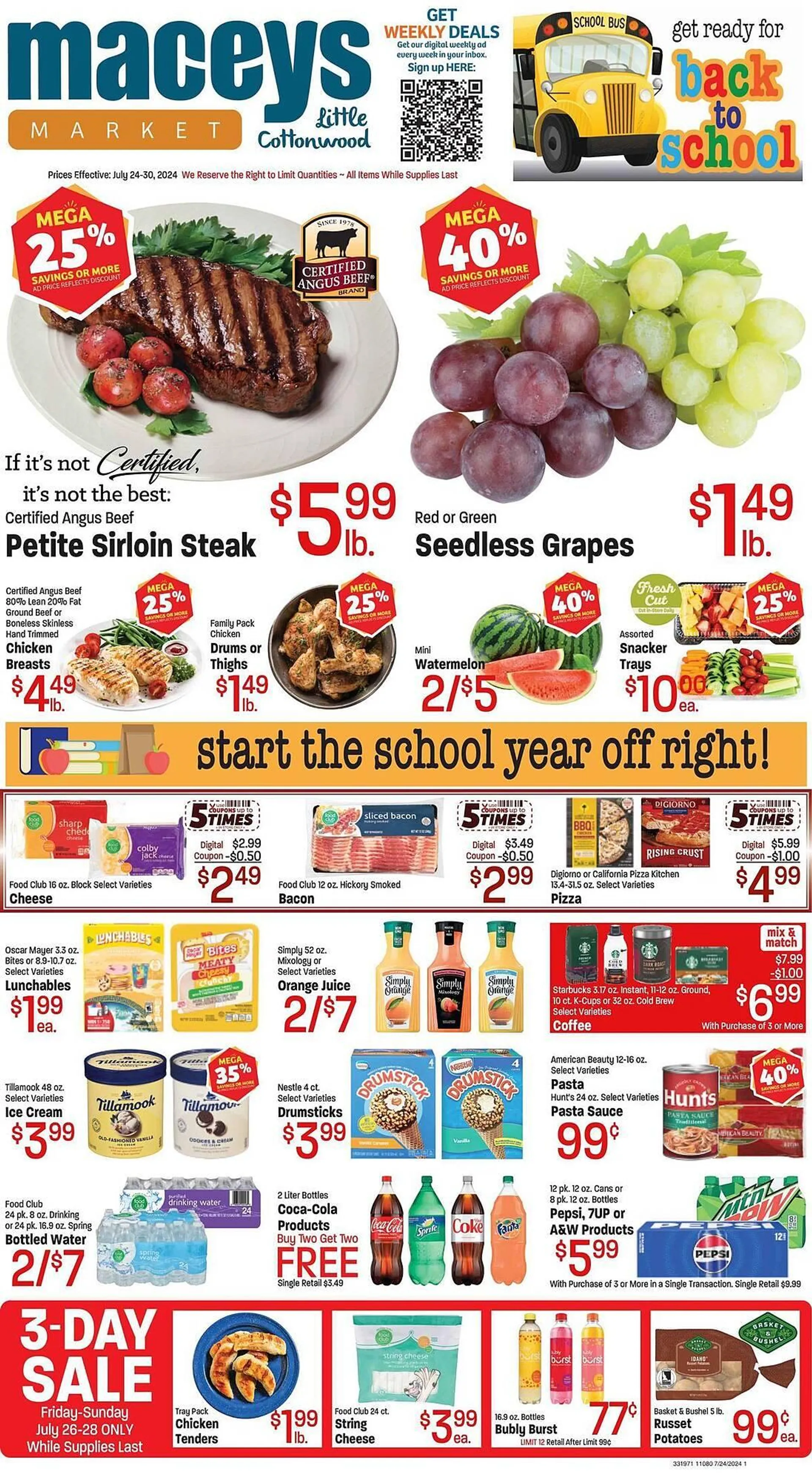 Weekly ad Maceys Weekly Ad from July 24 to July 30 2024 - Page 1