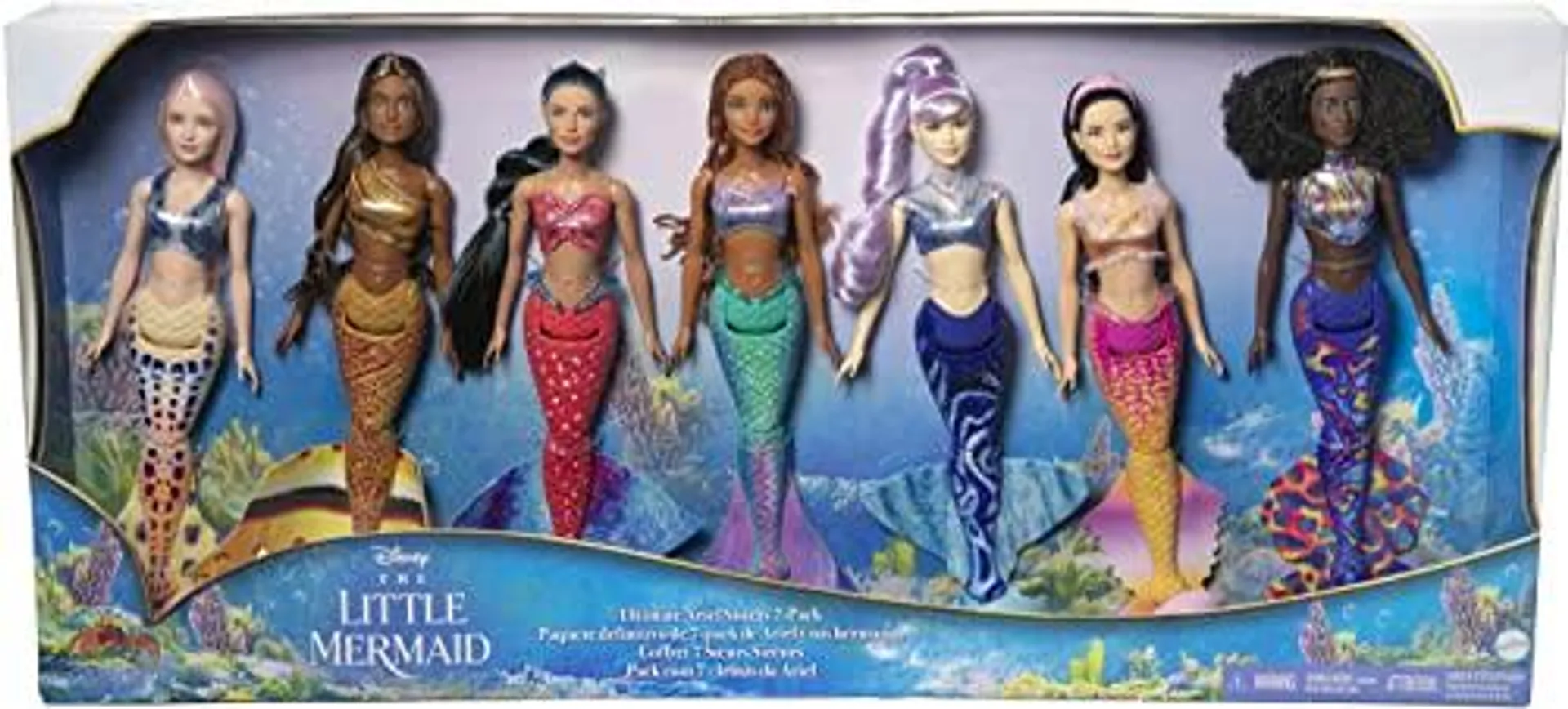 Disney The Little Mermaid Ultimate Ariel Sisters Doll Set