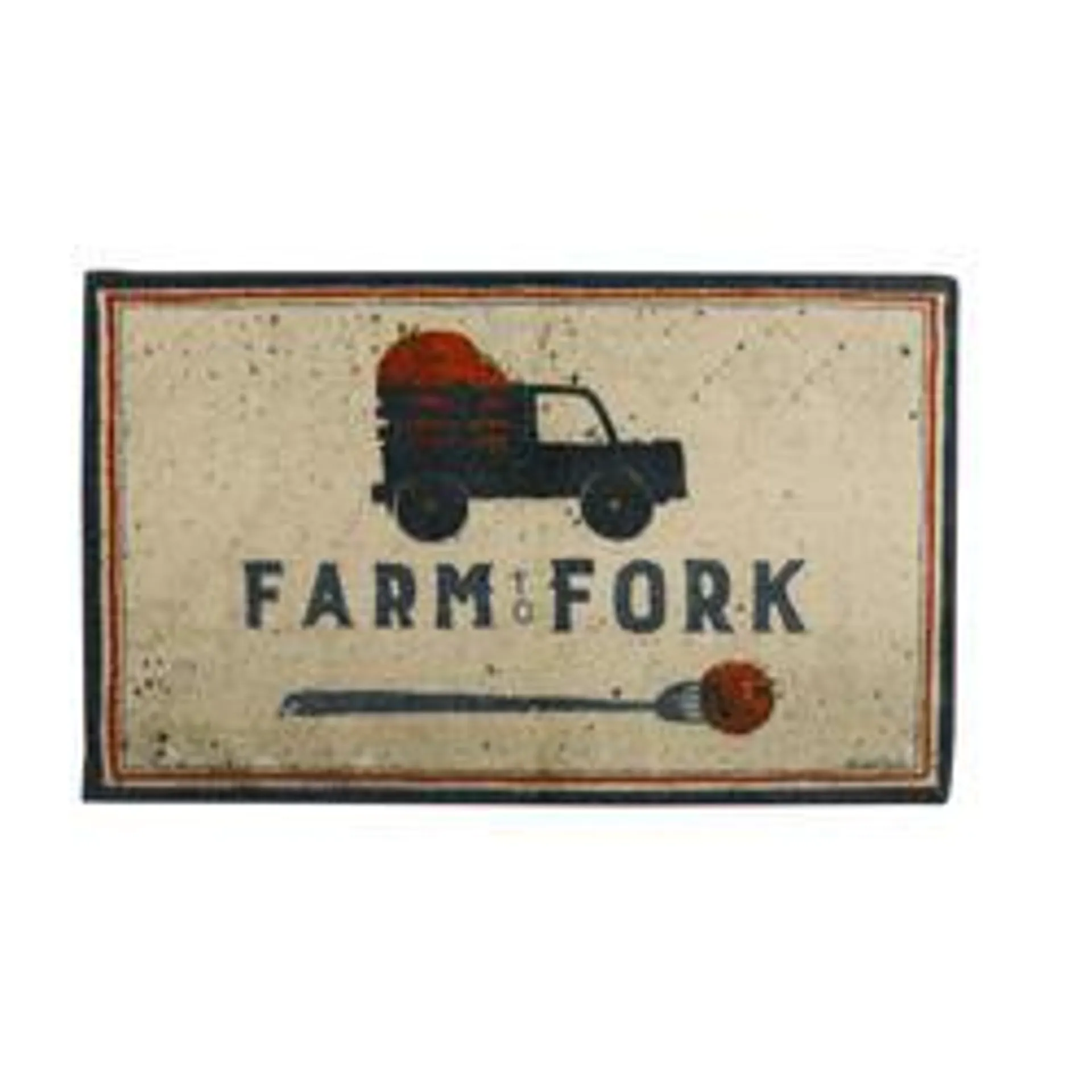 Mohawk Home® Farm To Fork Grey 24" x 3'9" Kitchen Mat